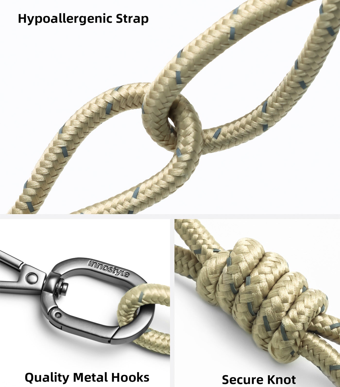 Phone Lanyard 6mm Khaki