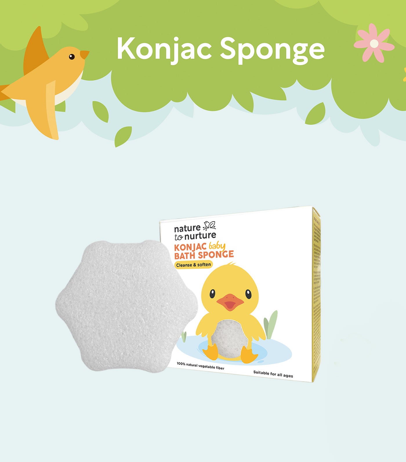 Konjac Baby Bath Sponge