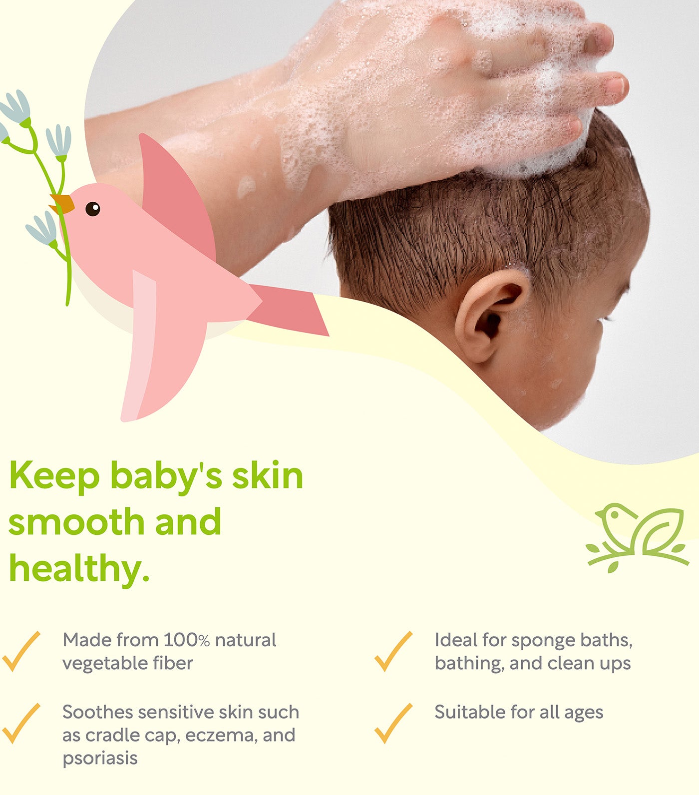 Konjac Baby Bath Sponge