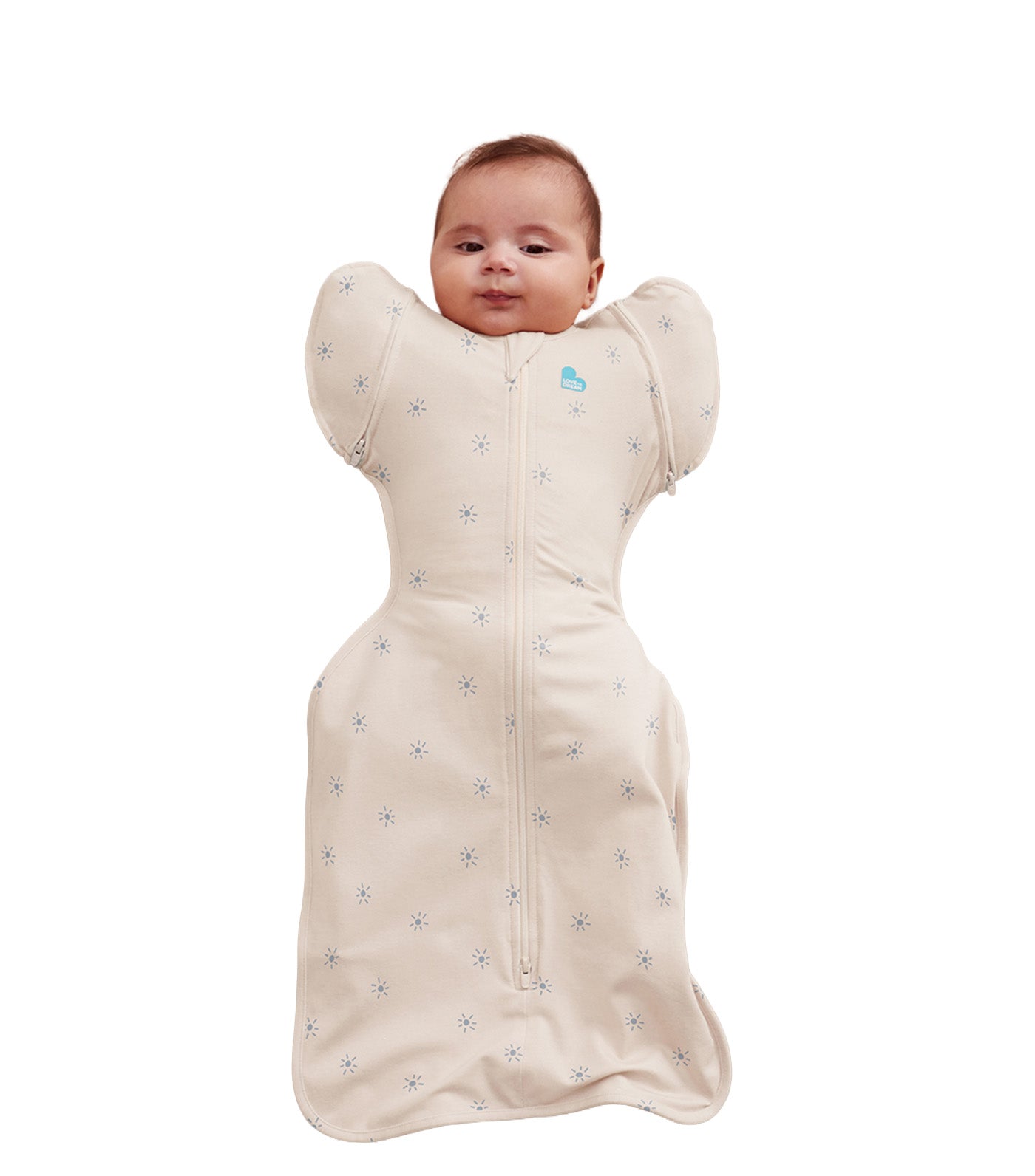 Swaddle Up™ Transition Bag Bamboo Lite 0.2 TOG Mist Blue Sunny