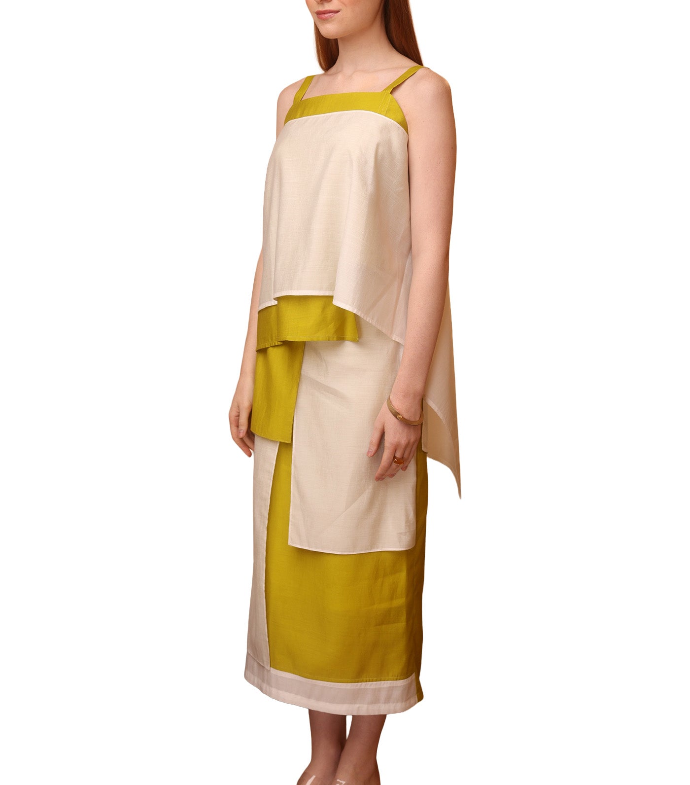 Aera Blouse Green/White