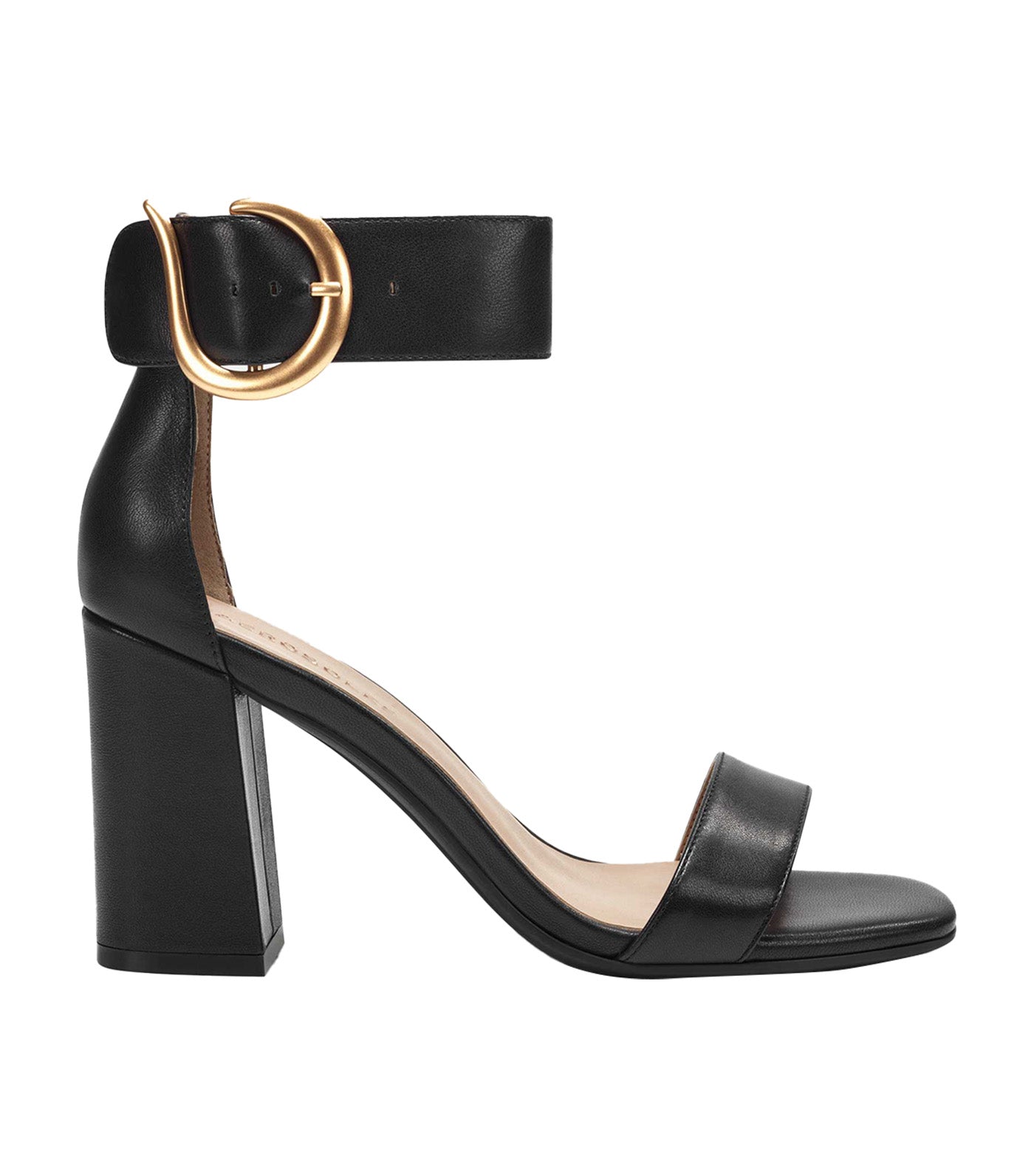 Landon Heel Sandals Black