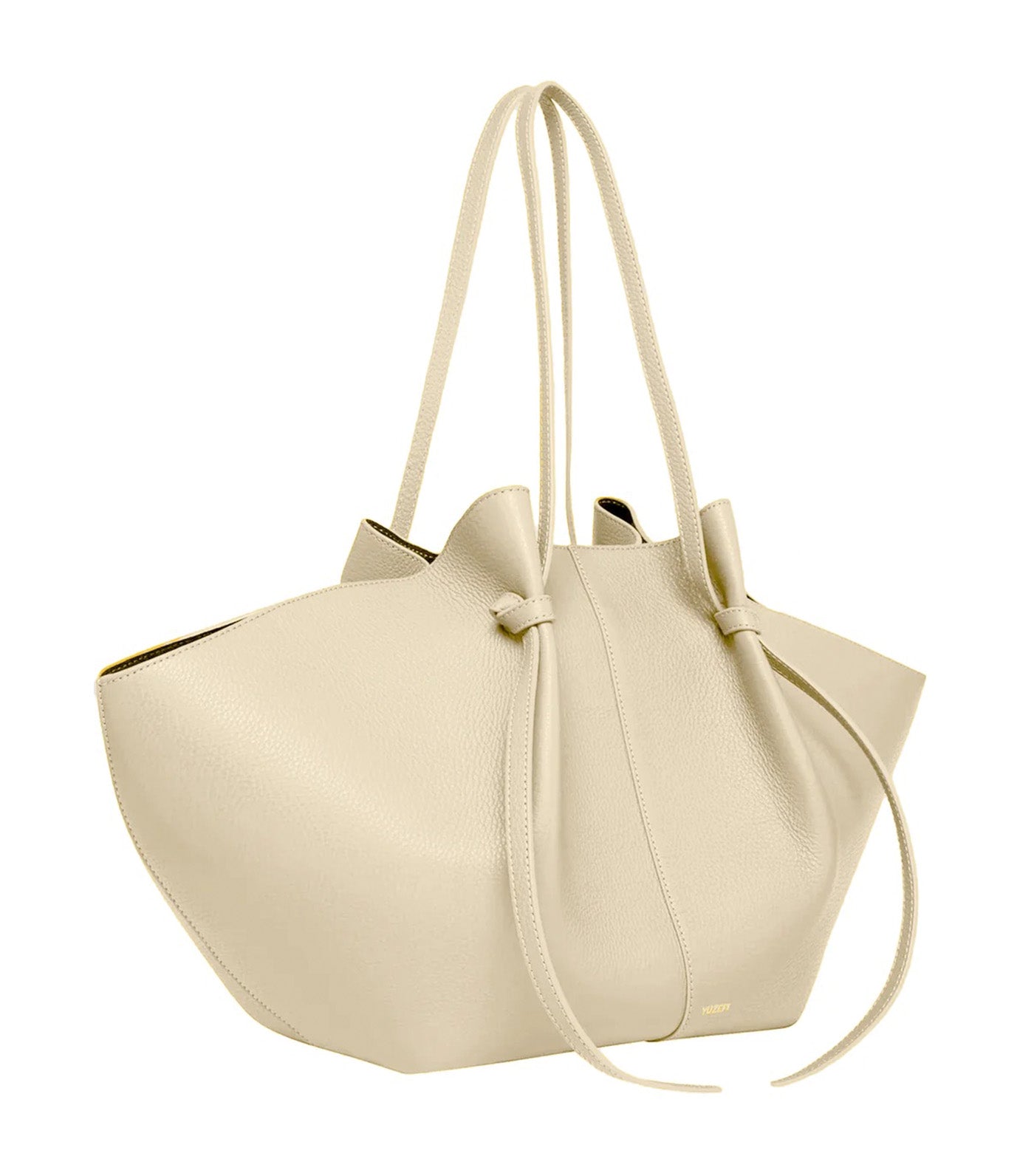 Large Mochi Pebble-Grained Leather