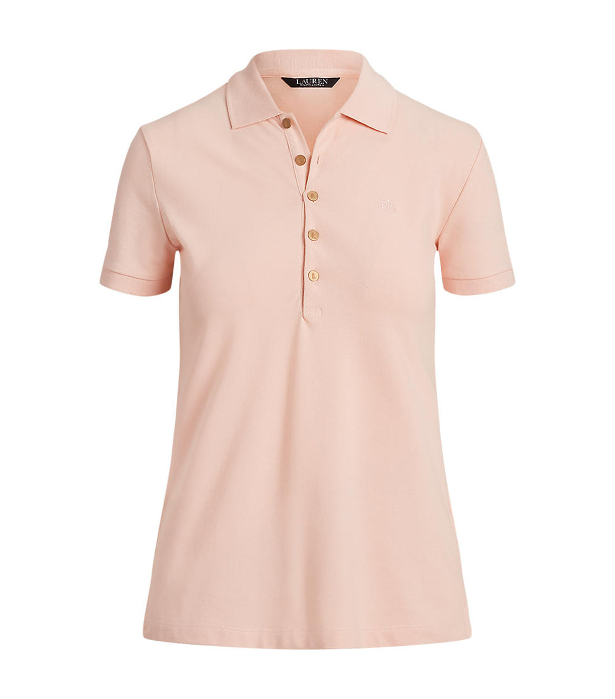 Women's Pique Polo Shirt Pale Pink