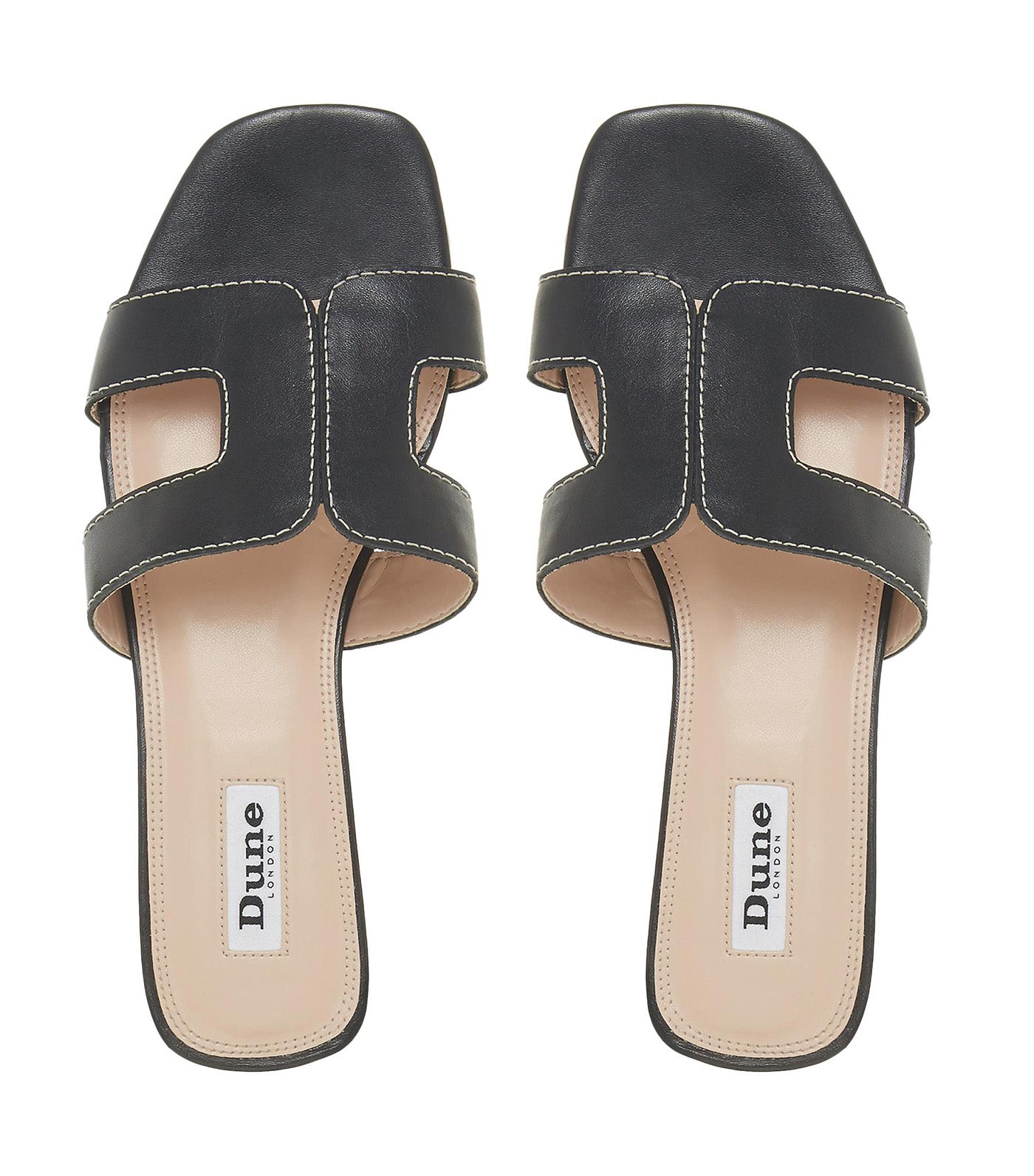 Dune London Loupe Slide Black