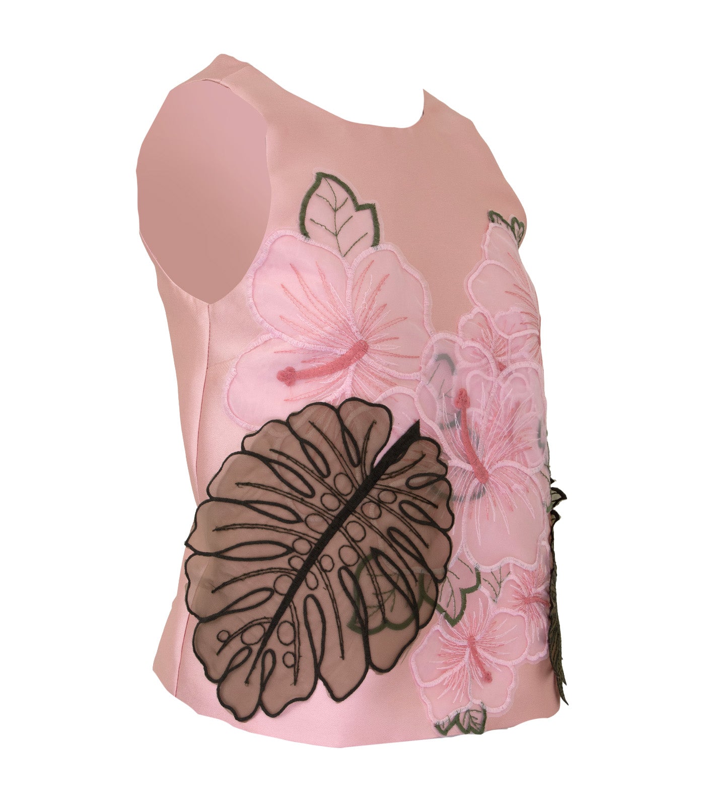 Lady Rustan Antheia Blouse with Applique Pink