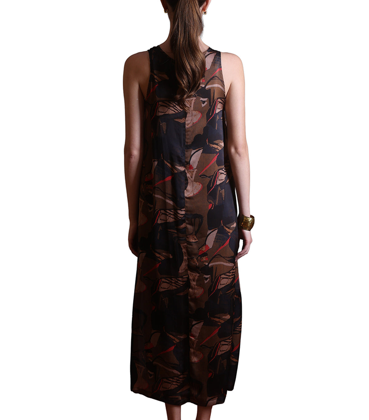 Emmie Dress Olive Shades Multi-Colored