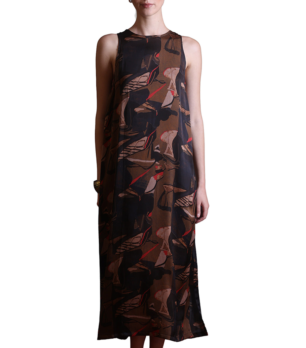Emmie Dress Olive Shades Multi-Colored