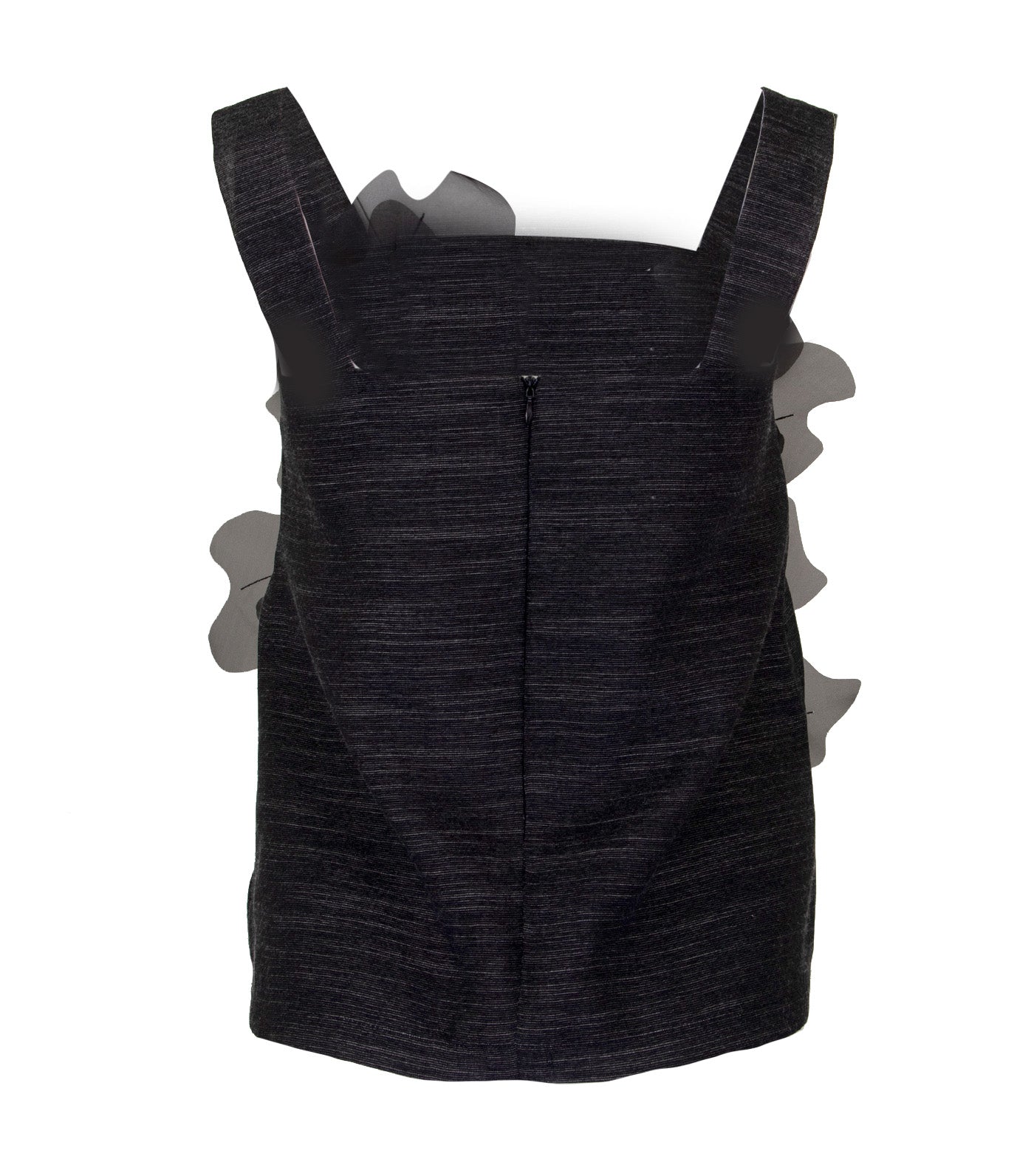 Lady Rustan Fira Blouse with Flower Applique and Wooden Beads Black