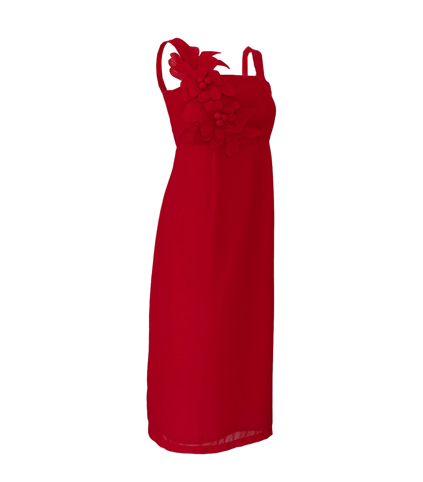 Lady Rustan Rezza Crepe Dress Red