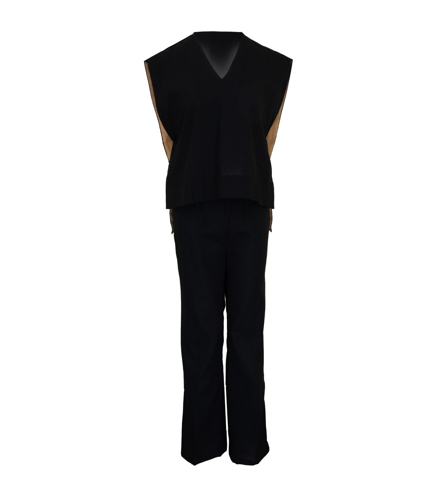 Tamara Set Black with Beige Side Panel