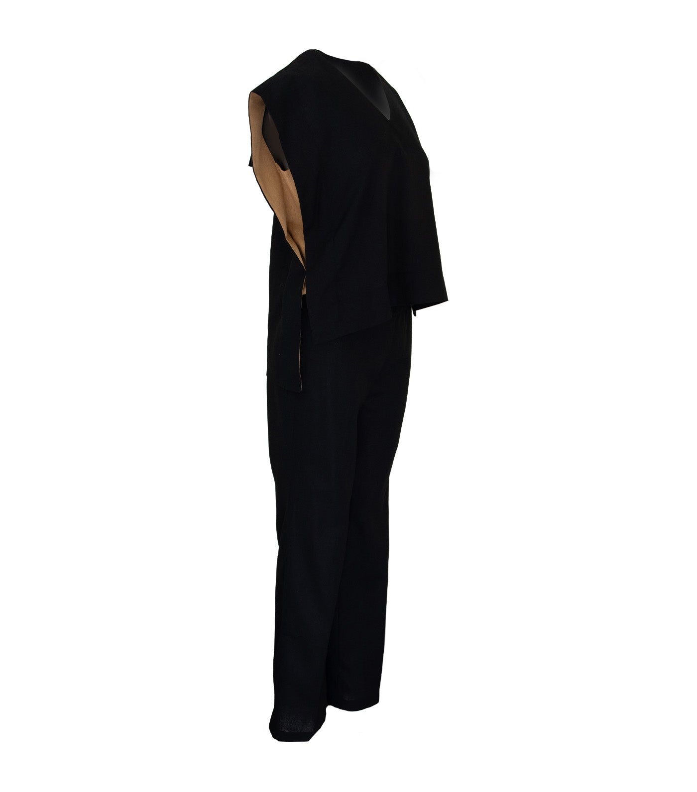 Tamara Set Black with Beige Side Panel