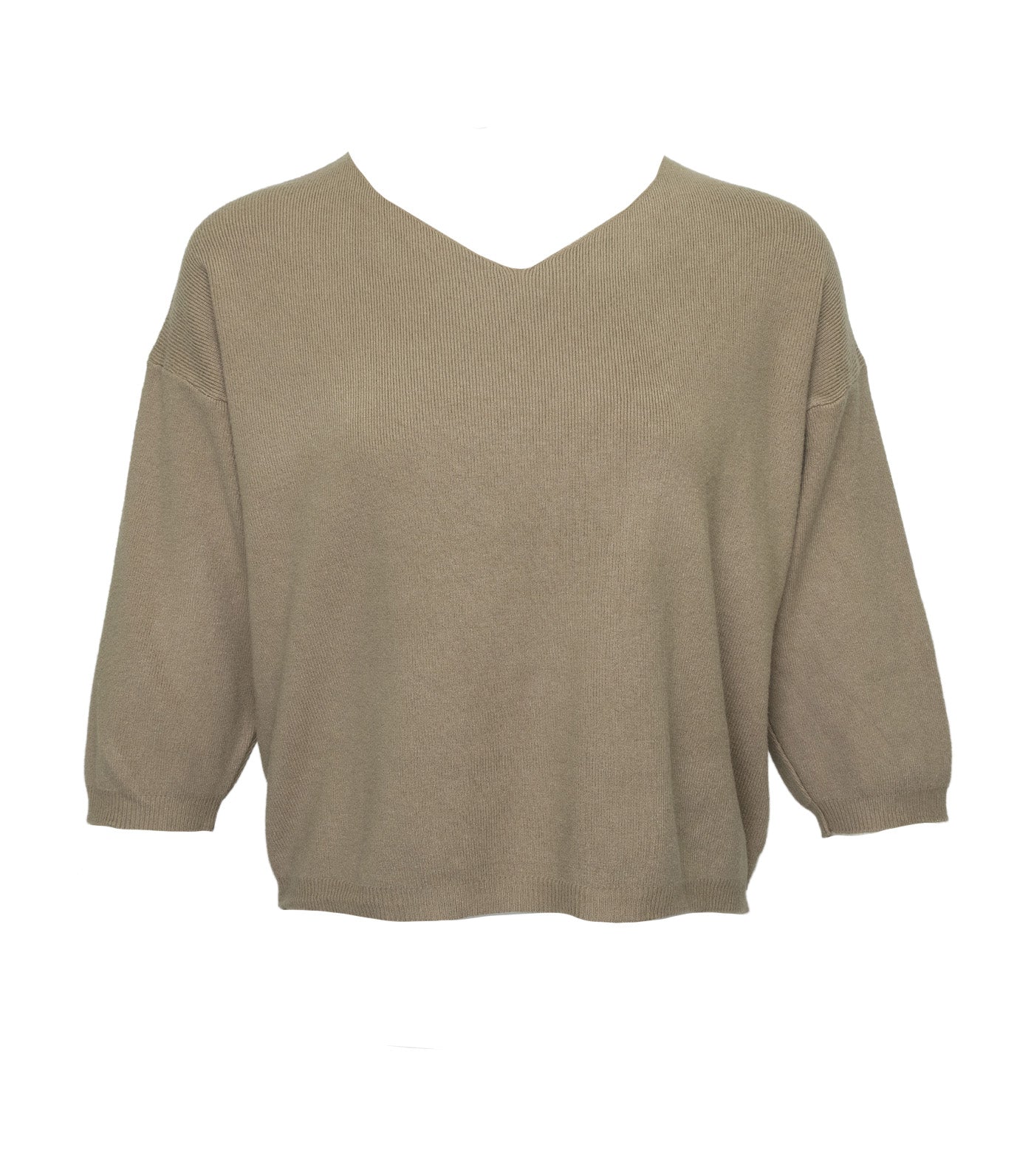Yana V-Neck Knitted Blouse