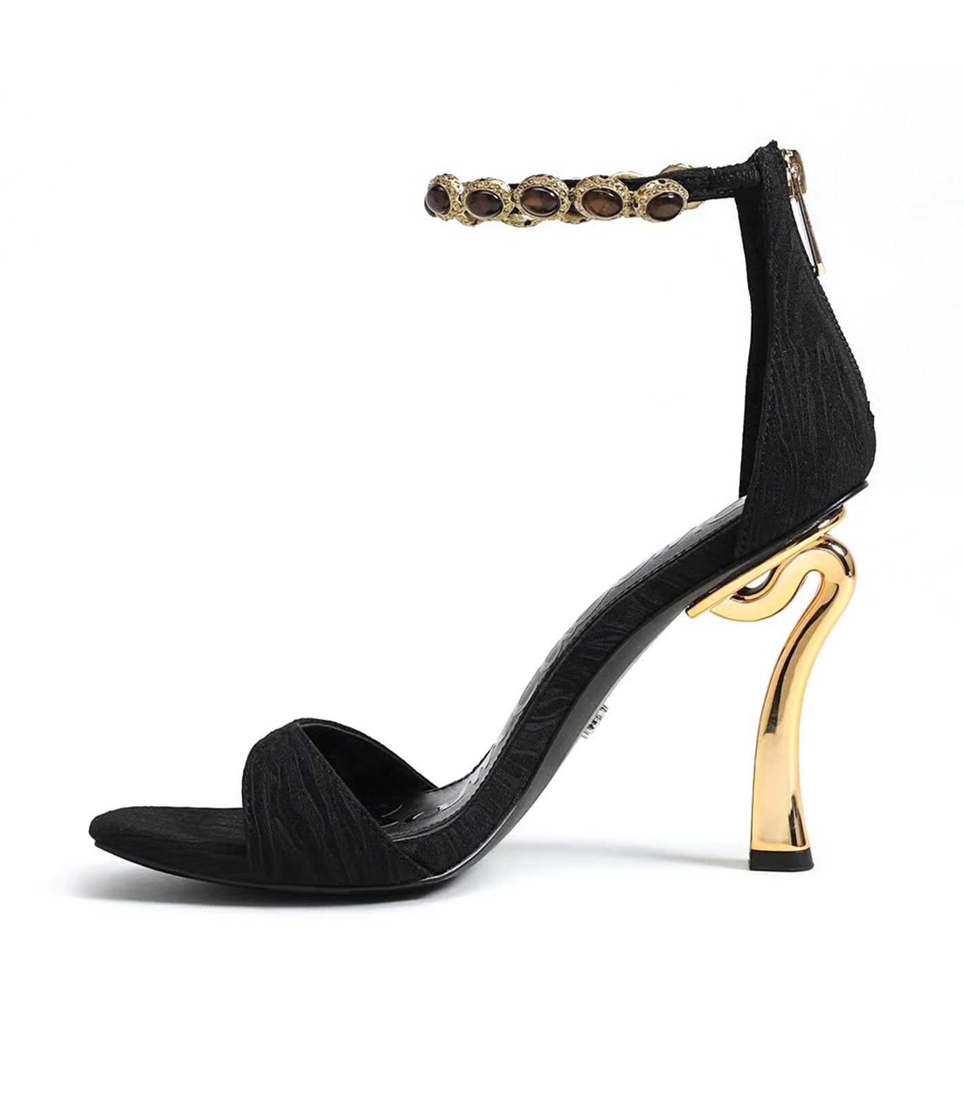 Lyra Stiletto Sandal Black