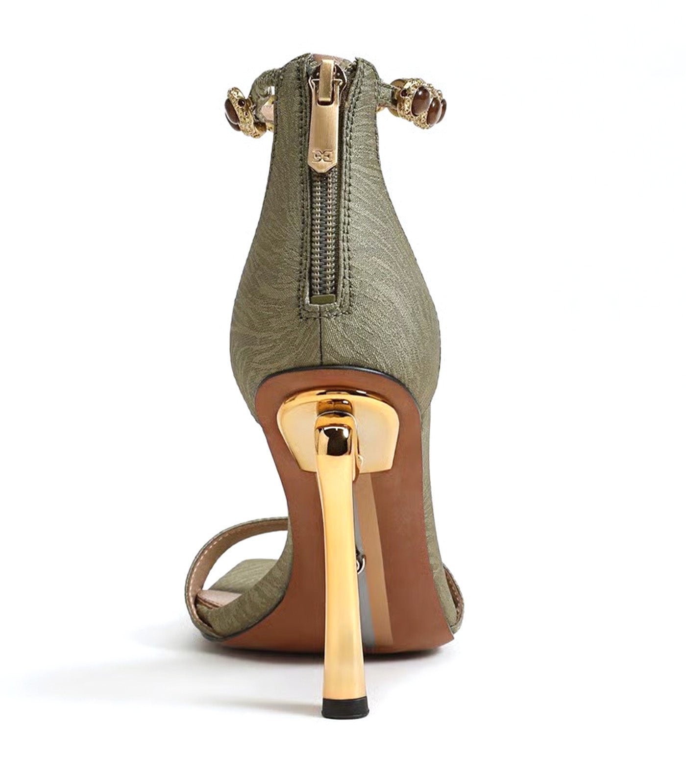 Lyra Stiletto Sandal Light Olive
