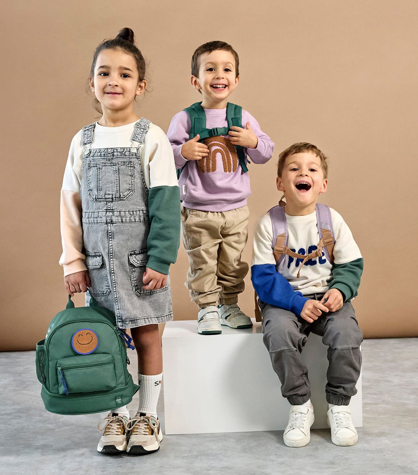 LÄSSIG Mini Backpack Little Gang Dark Green