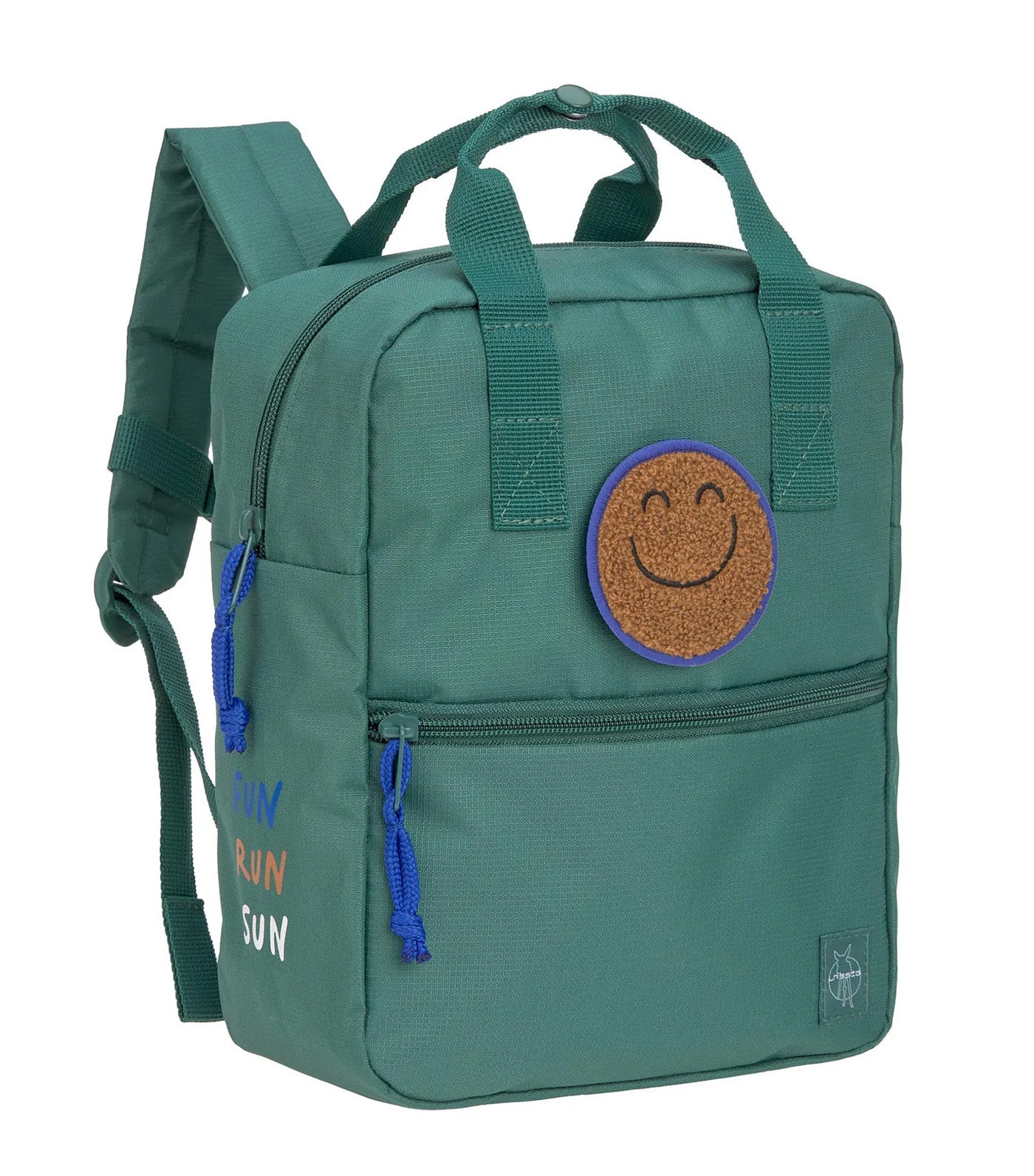 LÄSSIG Mini Square Backpack Little Gang Dark Green