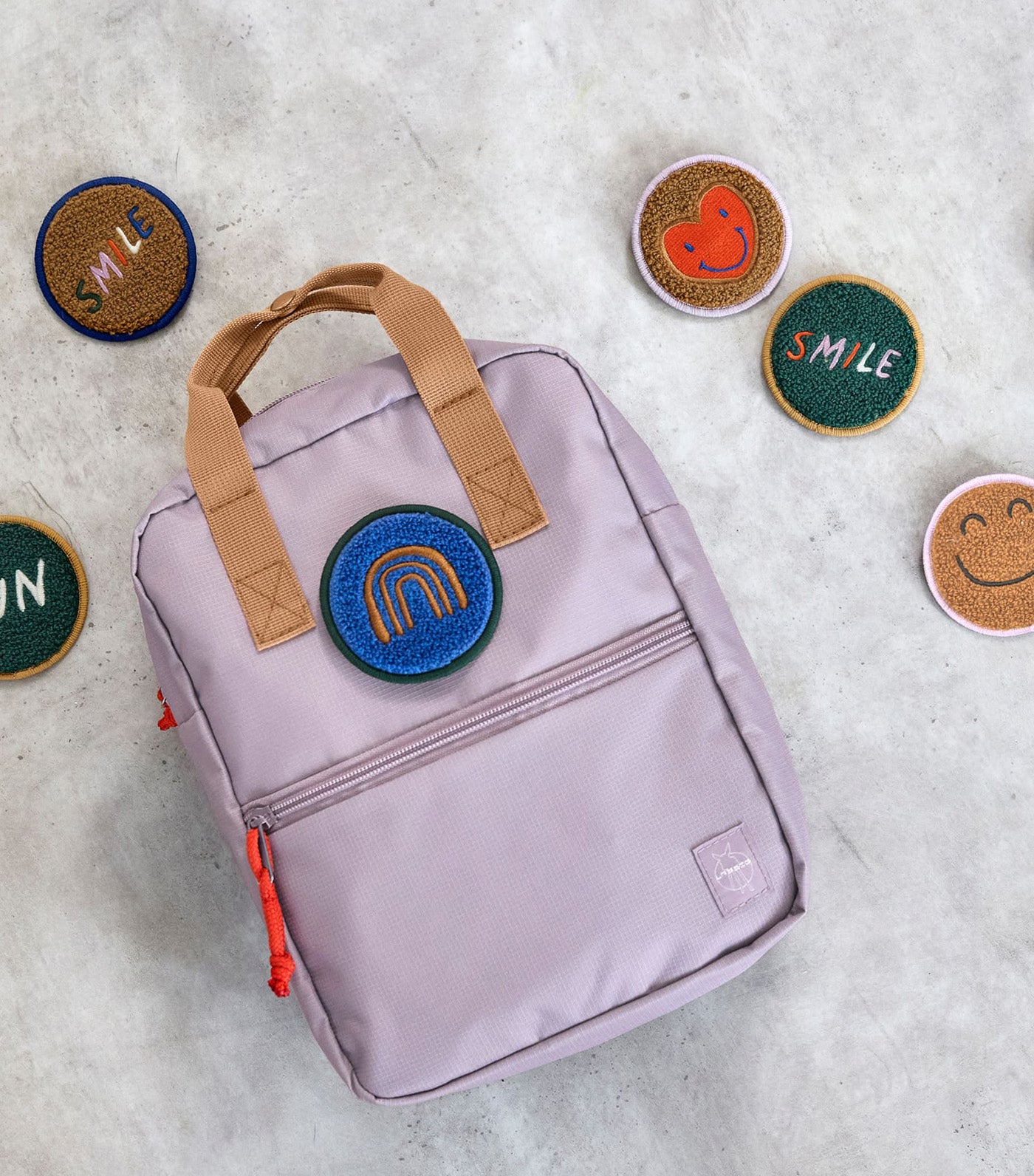 LÄSSIG Mini Square Backpack Little Gang Lilac