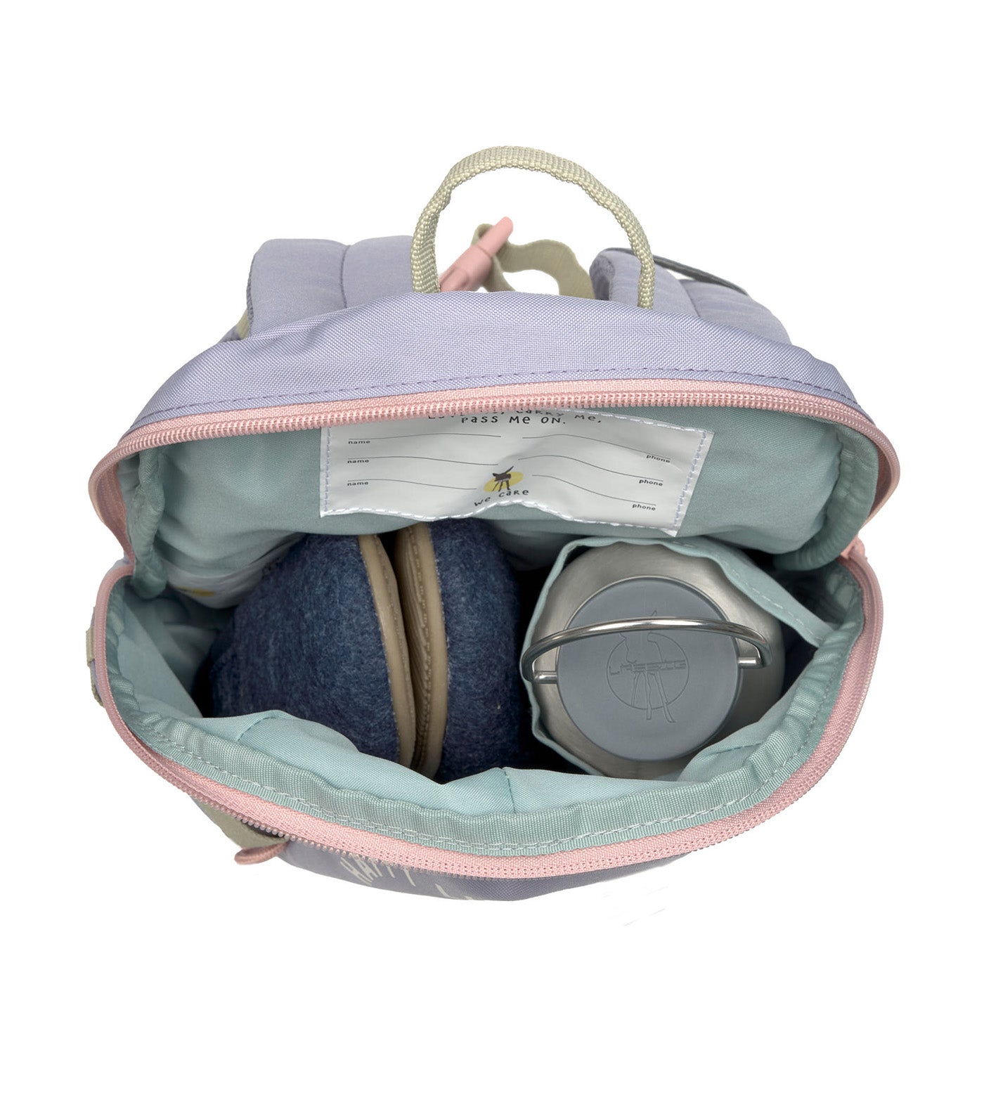 LÄSSIG Tiny Backpack Tiny Outdoor Rainbow Pastel Lilac