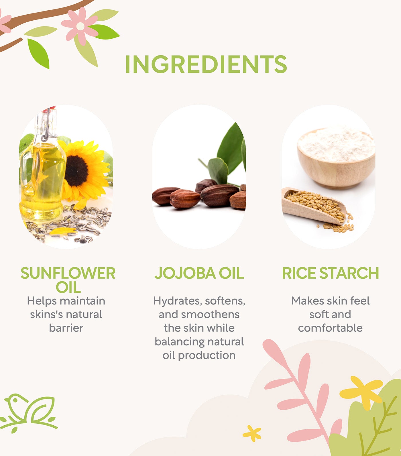 Daily Baby Lotion with Jojoba and Sunflower Oil Lavender