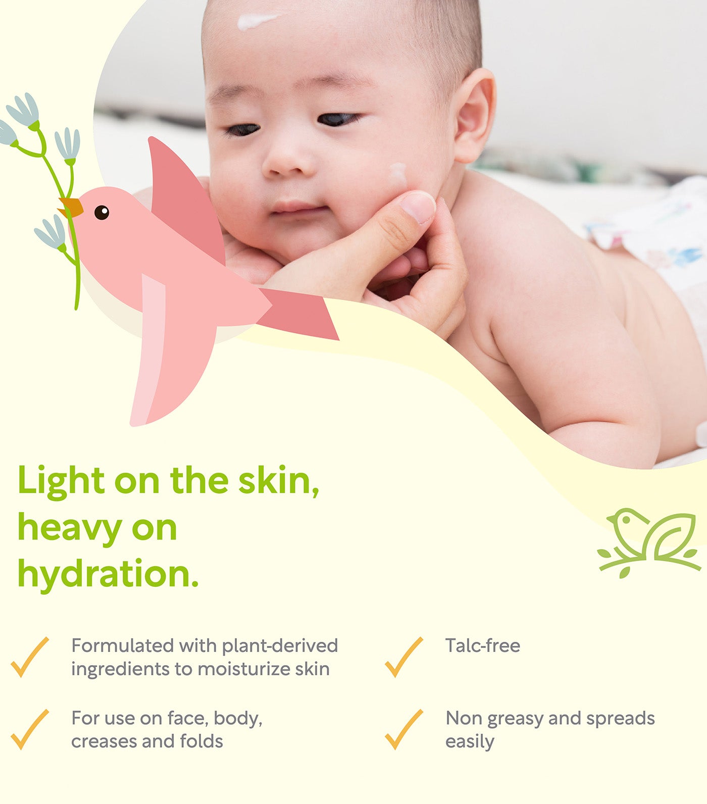 Daily Baby Lotion with Jojoba and Sunflower Oil Lavender