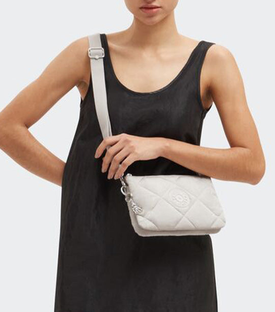 Riri Airy Beige Quilt Shoulder Bag