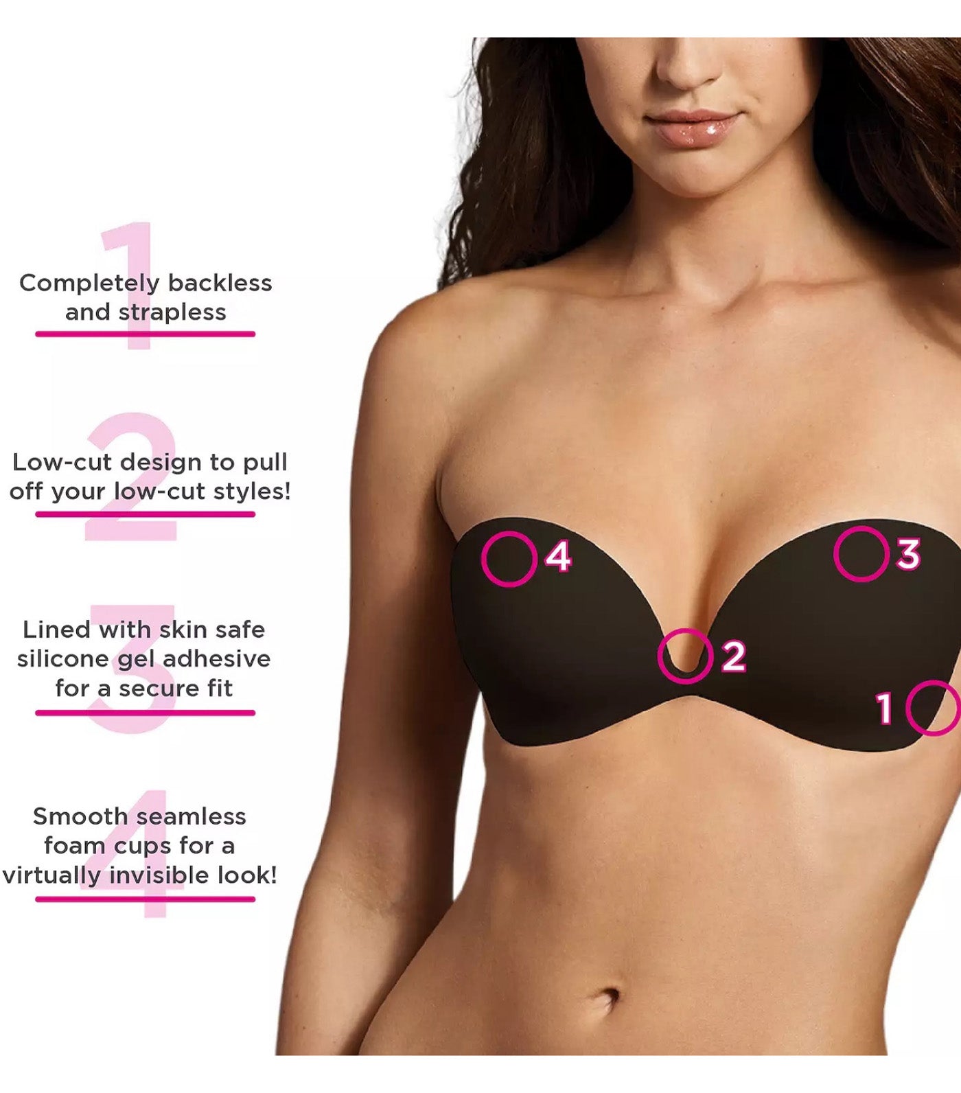 Invisible Adhesive Bra