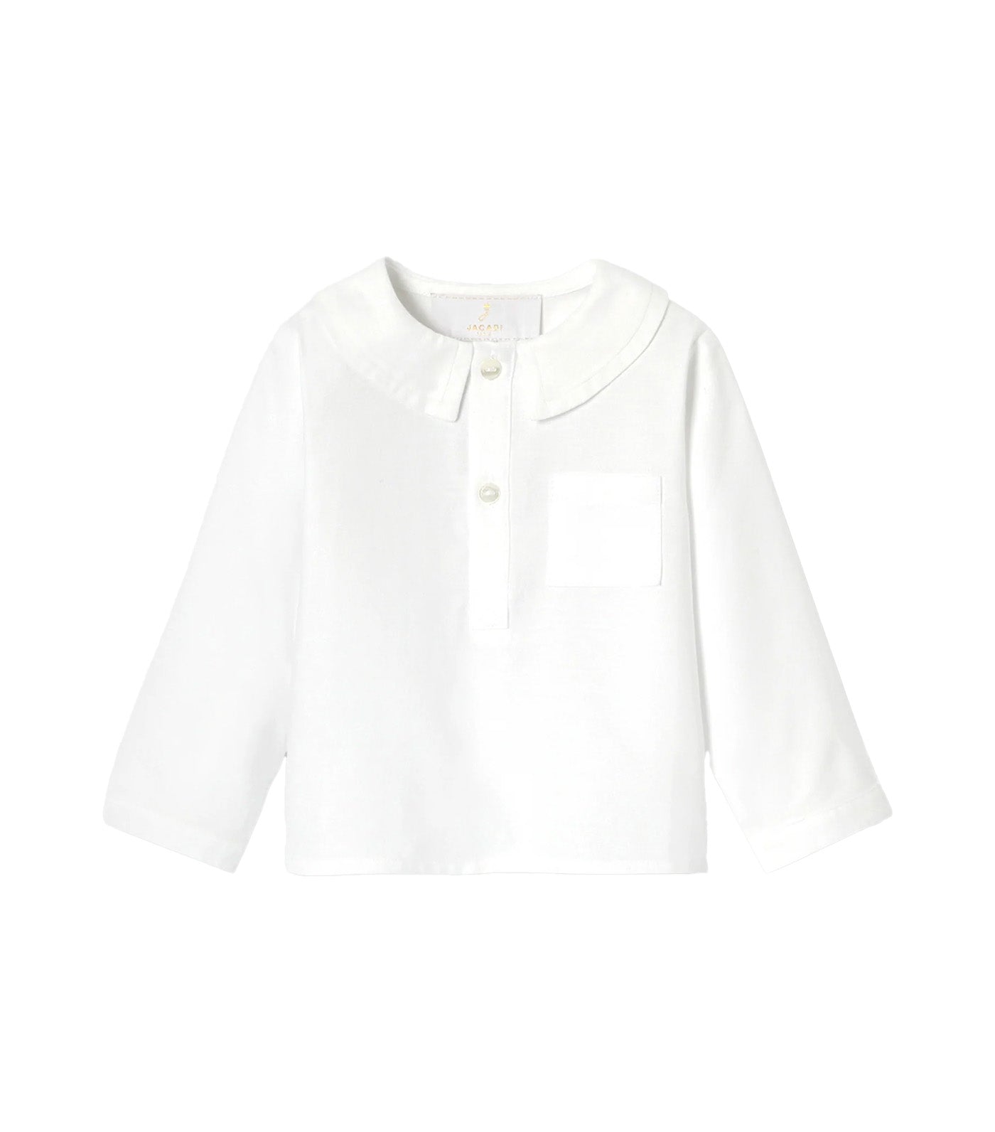 Macao Long Sleeve Polo White