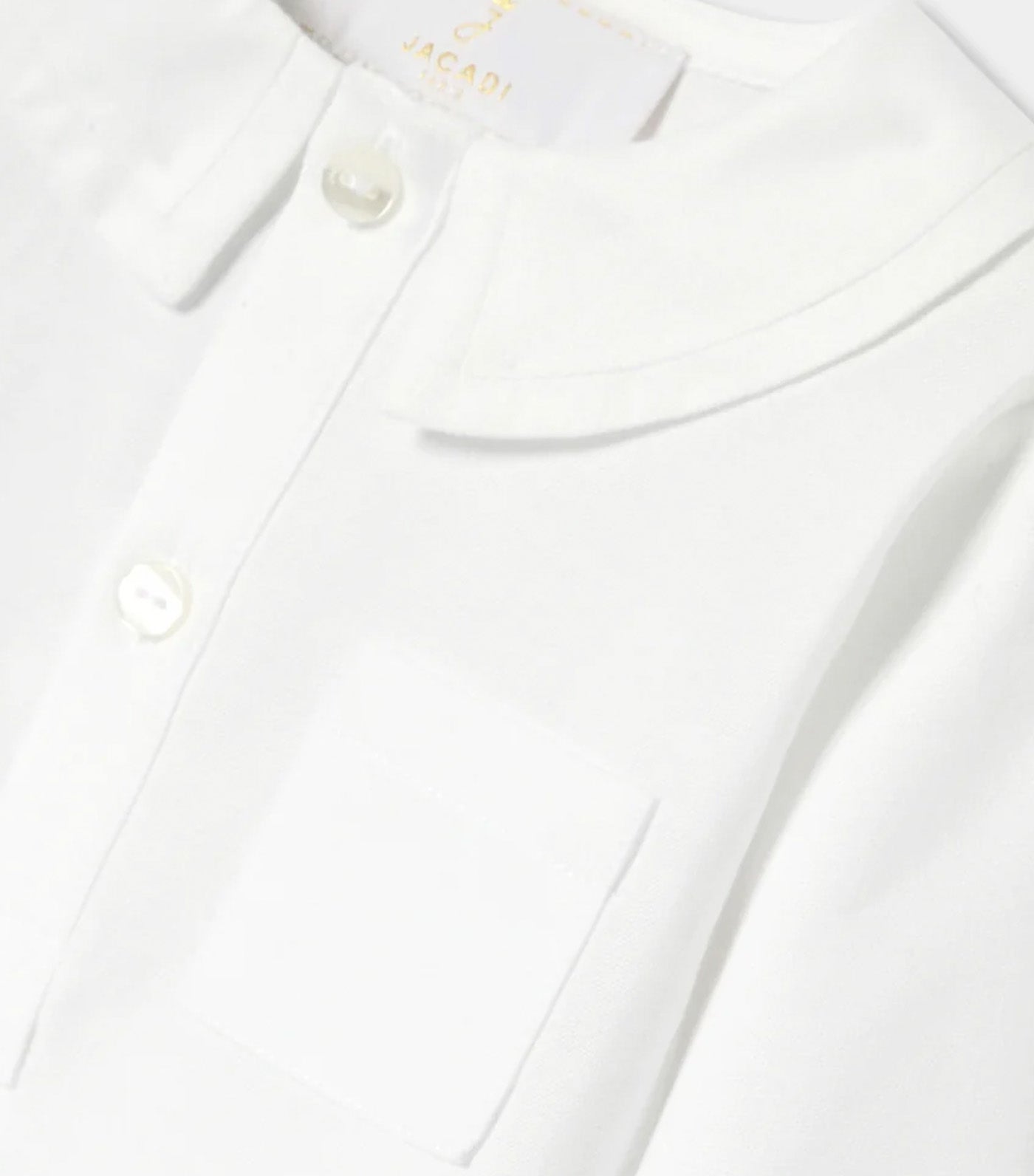 Macao Long Sleeve Polo White