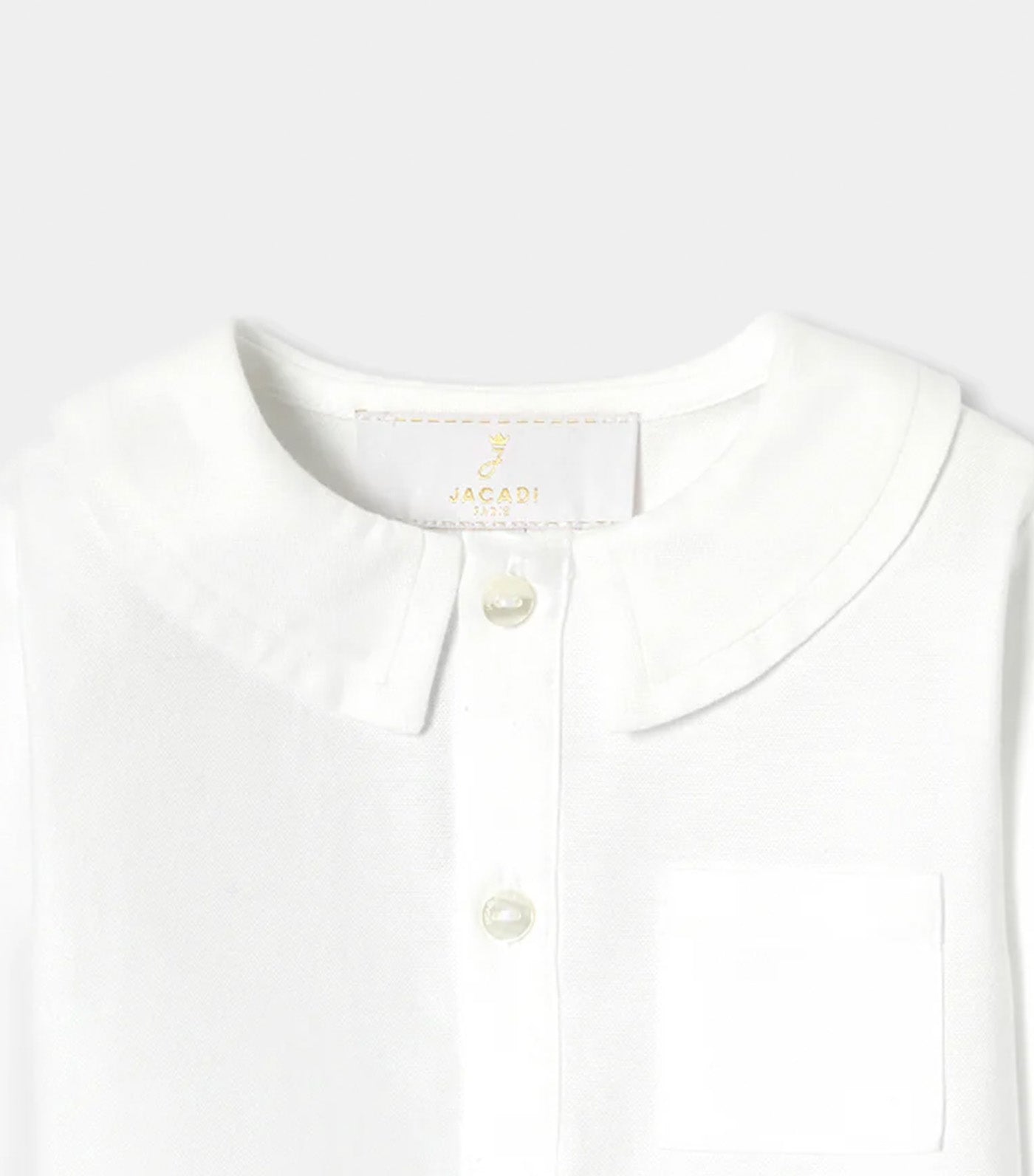 Macao Long Sleeve Polo White