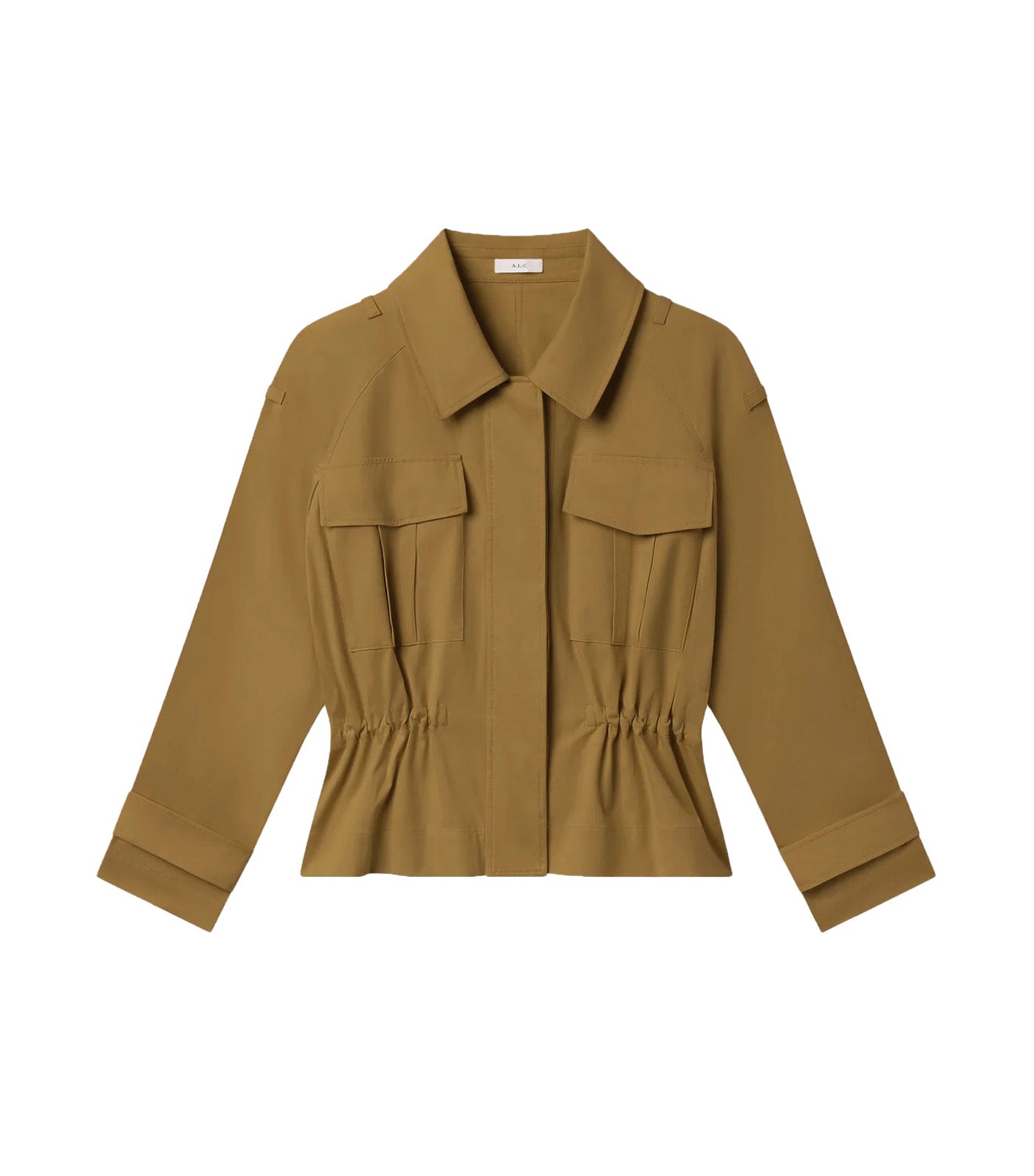 Maeve Cotton Utility Jacket Hazel