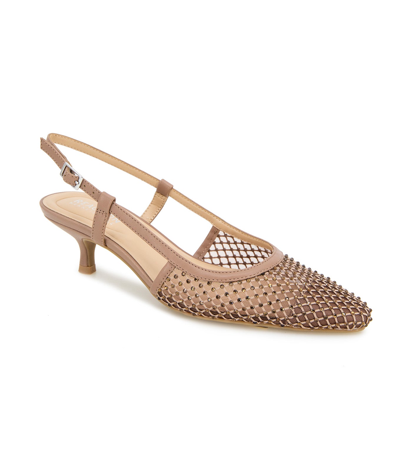 Maggie Mesh Heels Tan