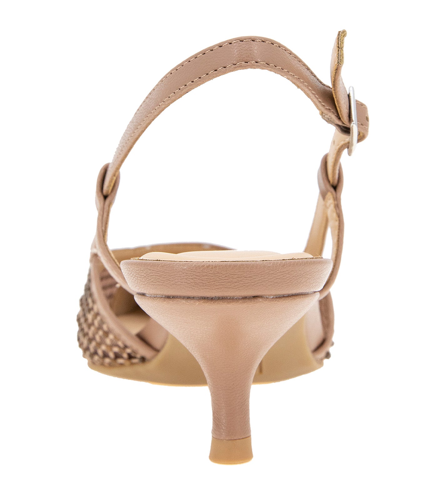 Maggie Mesh Heels Tan