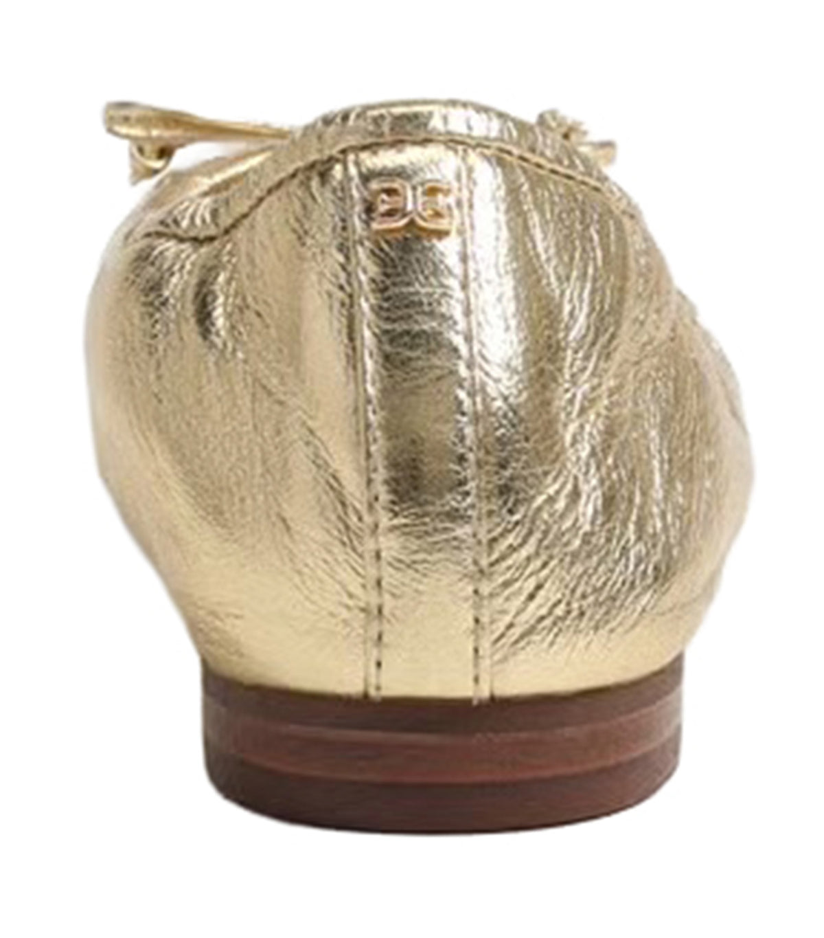 Magnolia Ballet Flat Amber Gold Leather