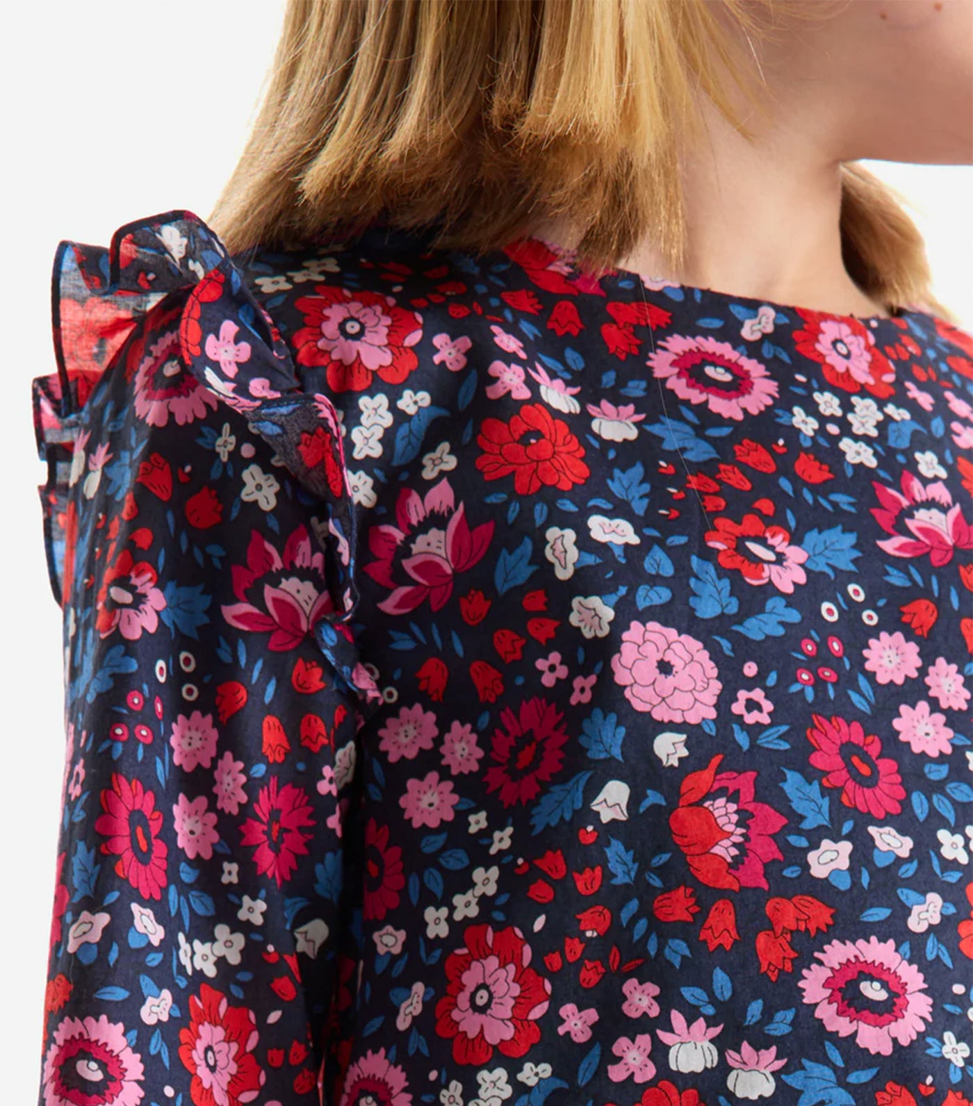 Marine Dress Marine/Multicolor