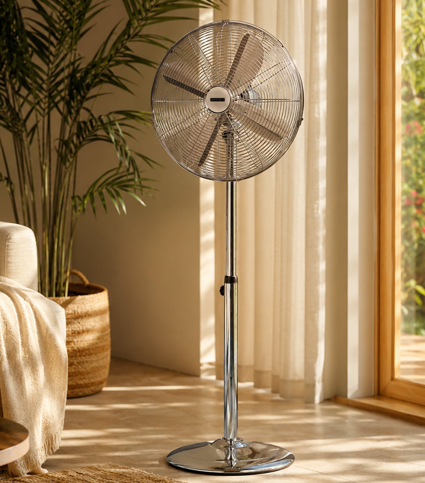 Maximus Retro Fan Chrome