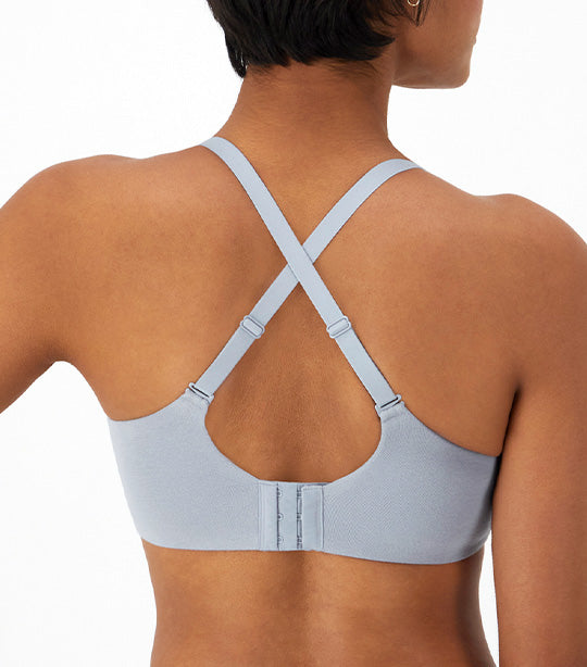 Bali Breathe Foam Wirefree Silver Satin