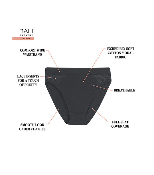 Breathe by Bali Hi-Cut Black