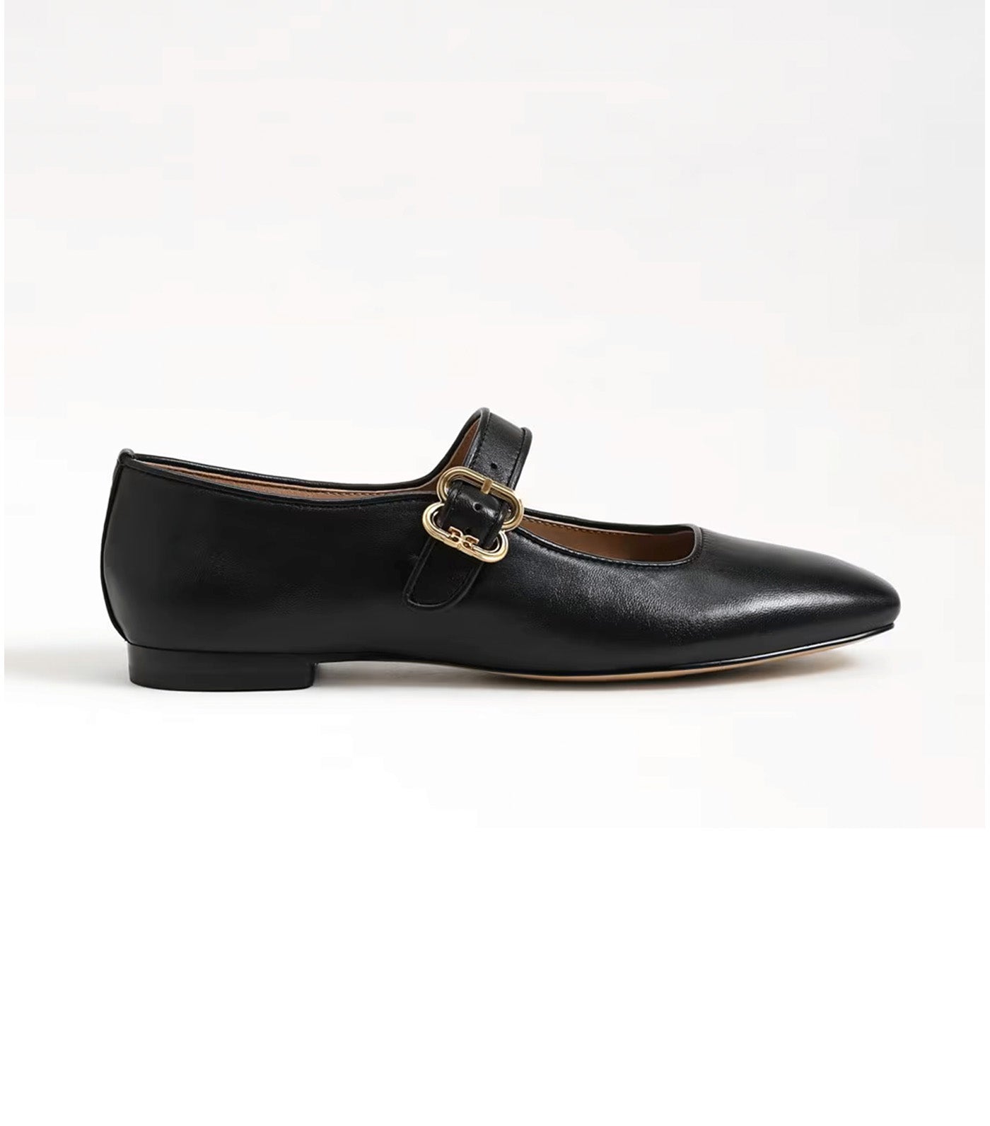 Michaela Mary Jane Flat Black