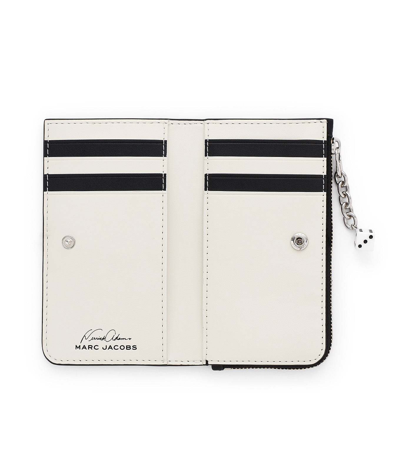 Derrick Adams x Marc Jacobs Everyday Logo Slim Wallet Black/White