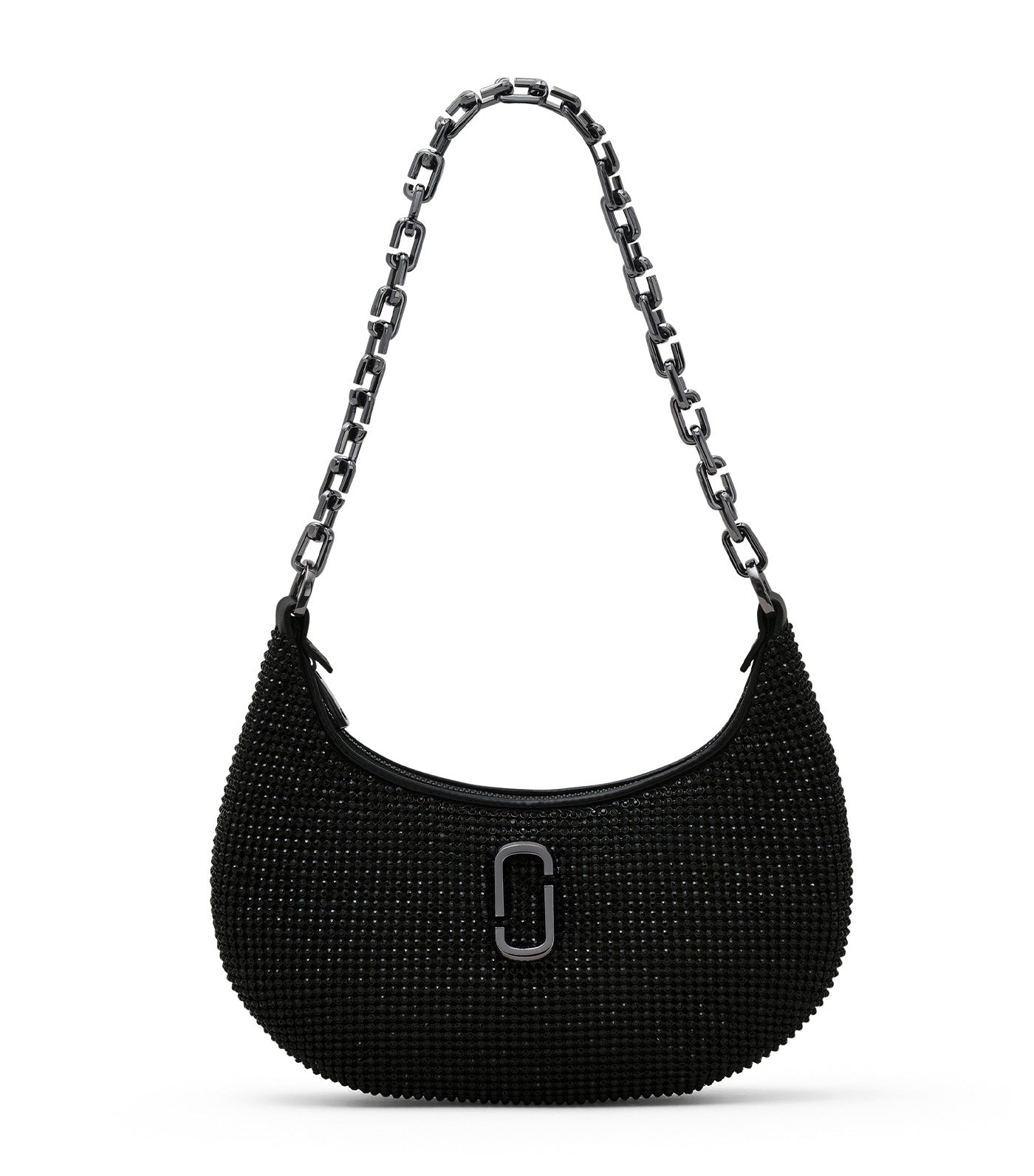 The Small Curve Black Rhinestone