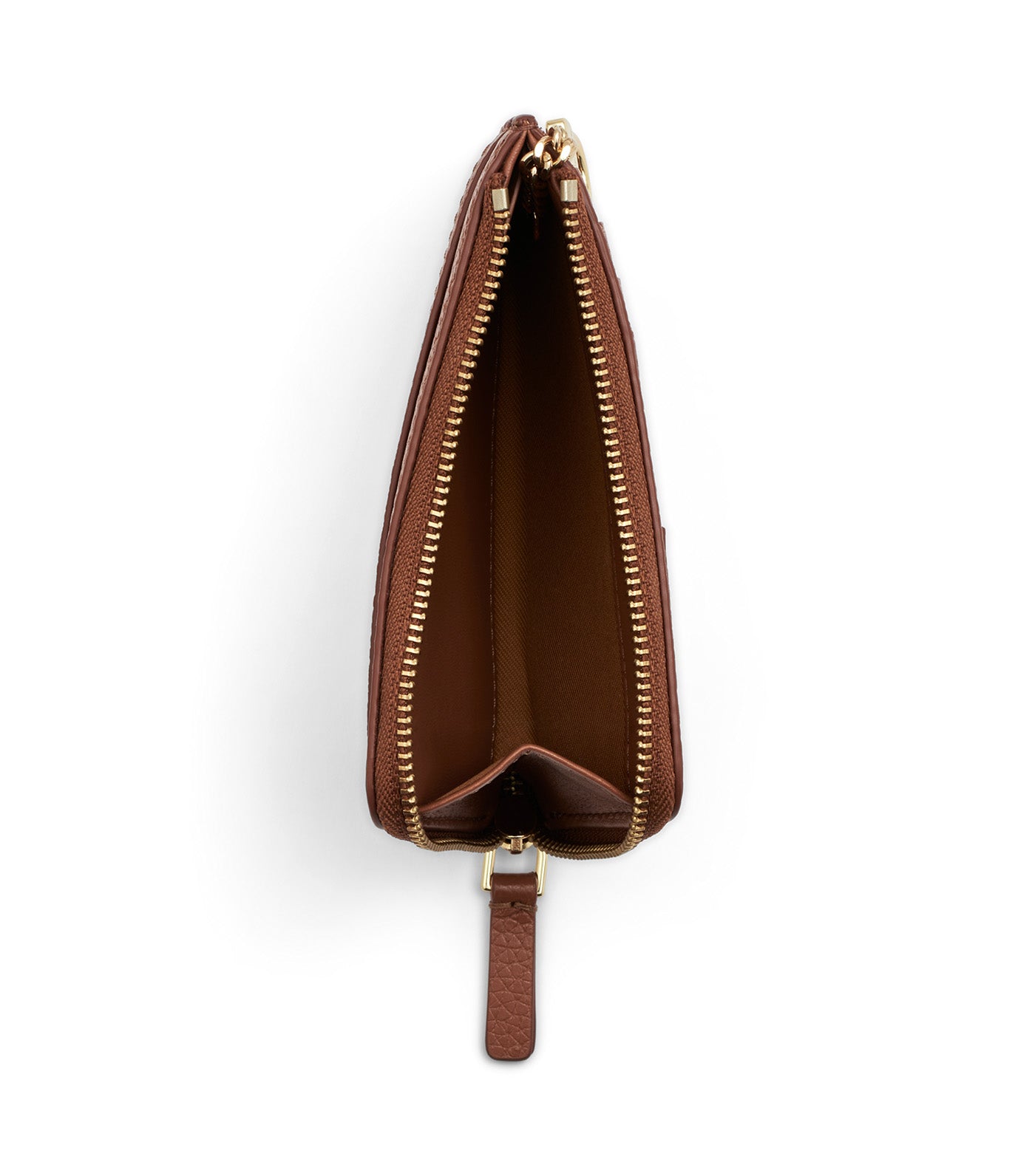 The Leather Top Zip Multi Wallet Argan Oil