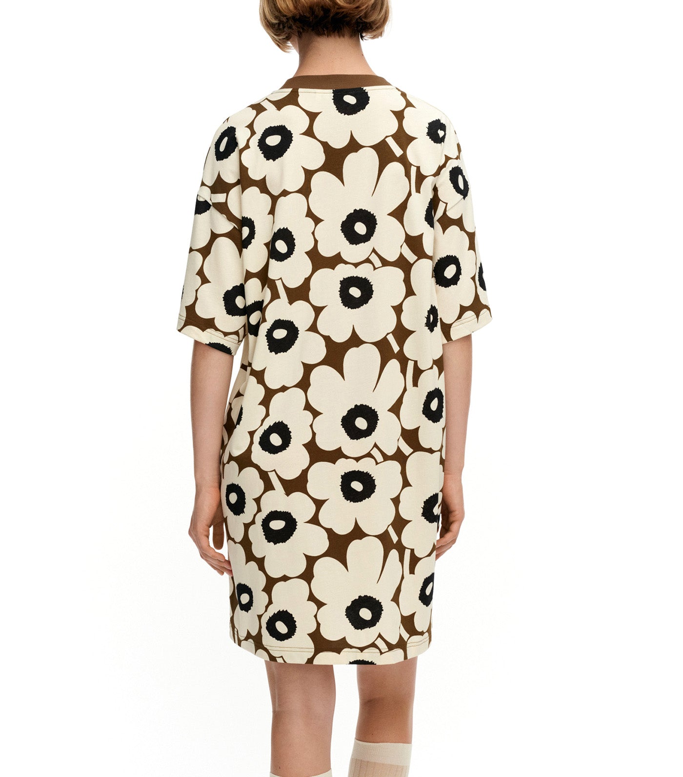 Palikka Unikko Dress Beige/Brown