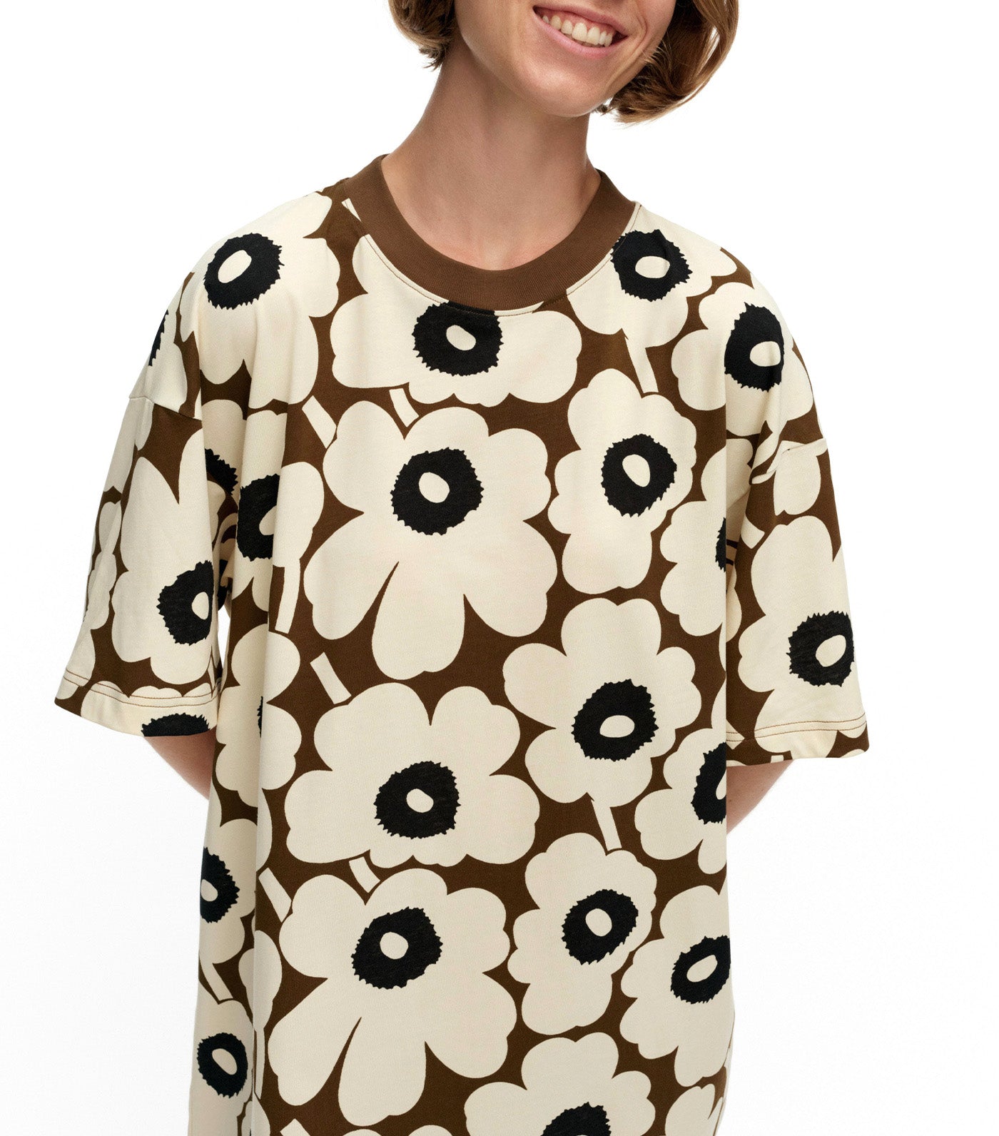 Palikka Unikko Dress Beige/Brown
