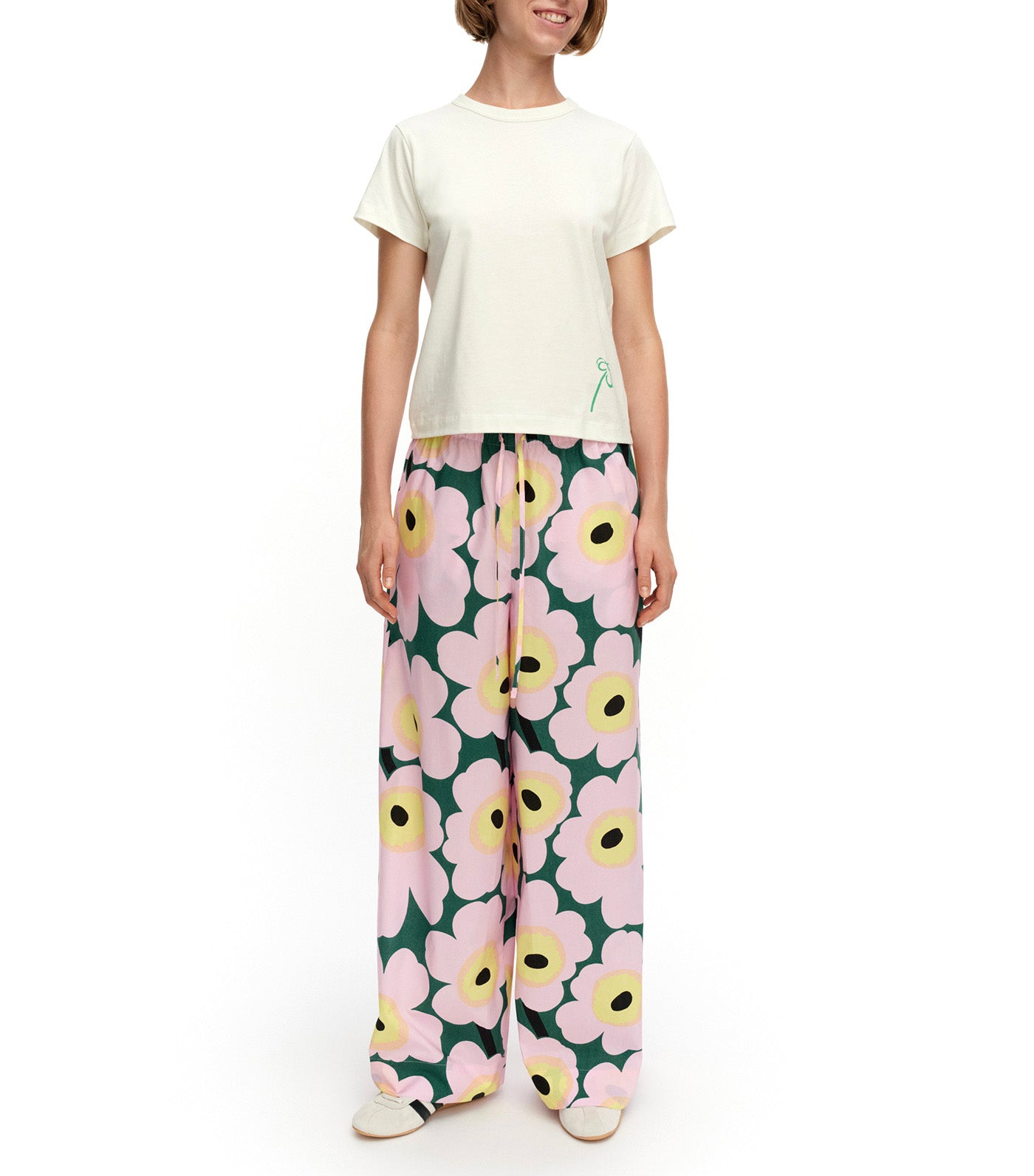 Puoti Unikko Trousers Pink/Green