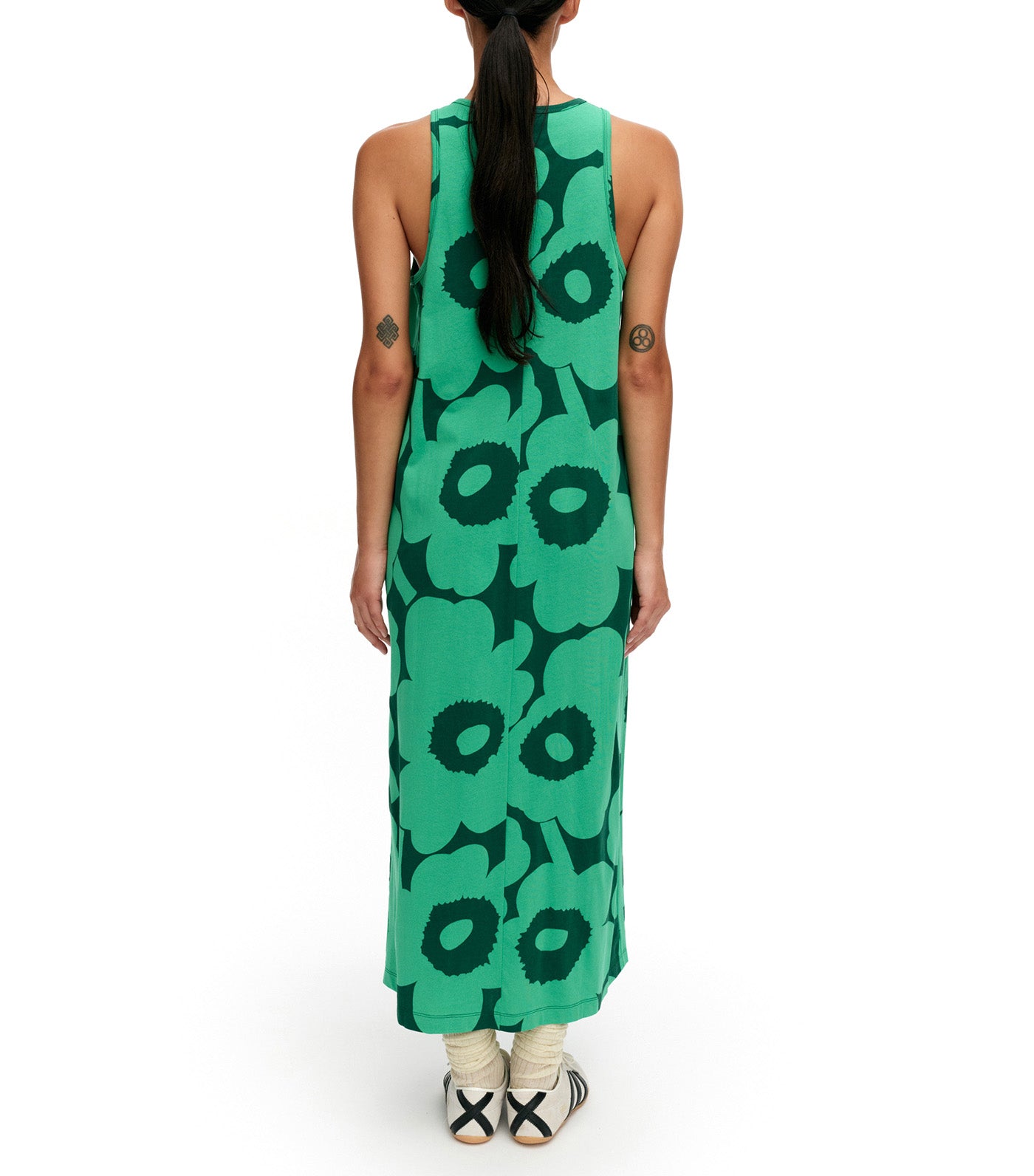 Erilainen Unikko Dress Green/Dark Green