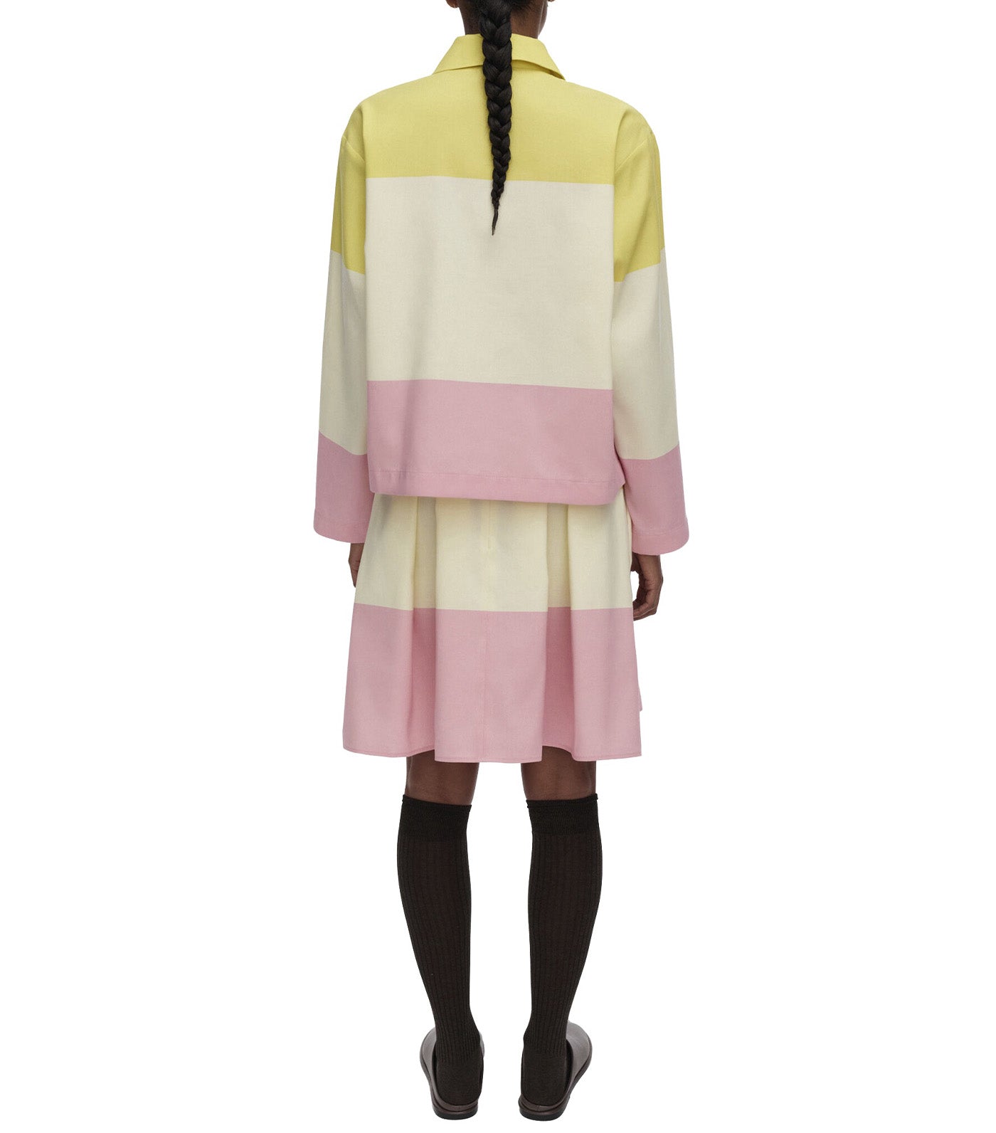 Kaksois Hennika Skirt Yellow/Light Yellow/Rose