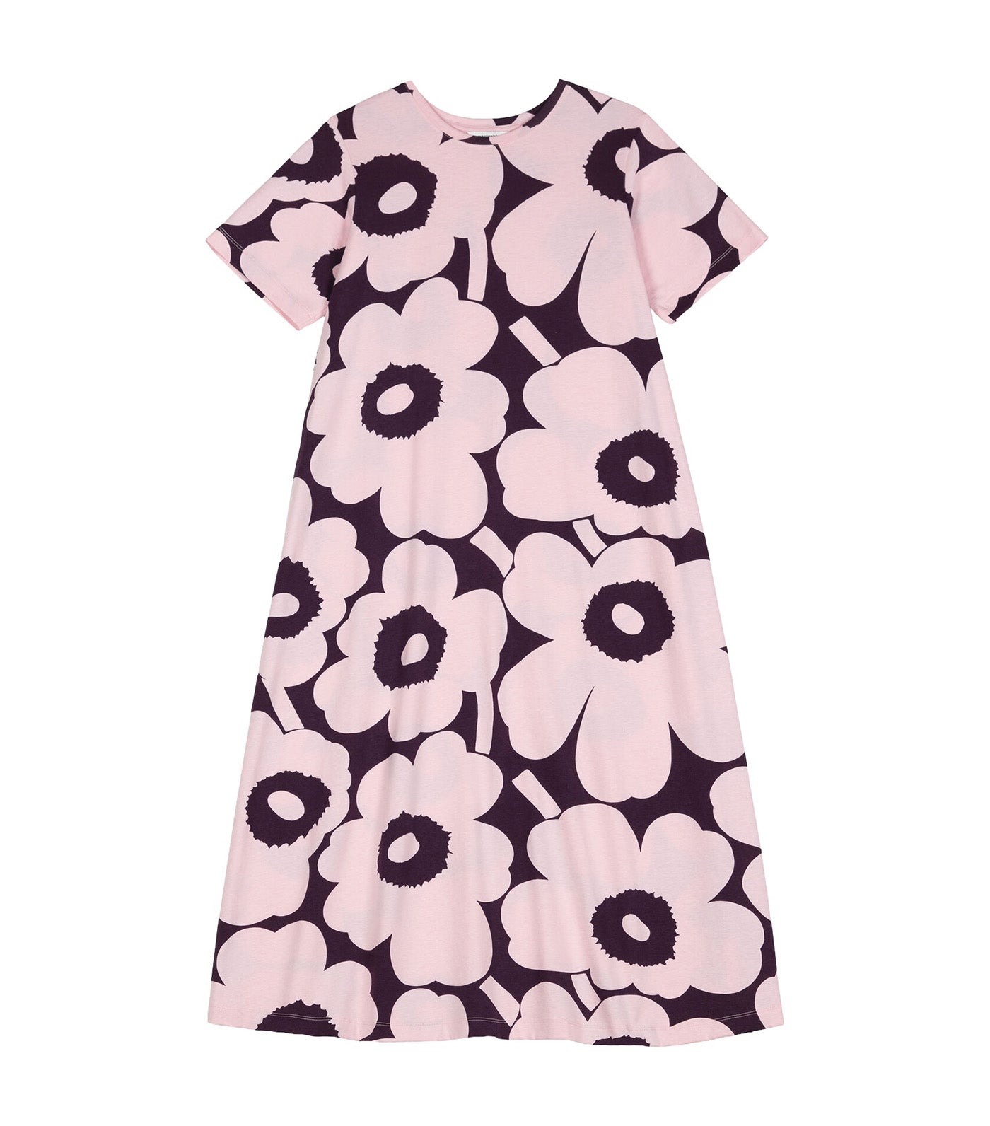 Pisteinen Unikko Dress Light Pink/Dark Purple