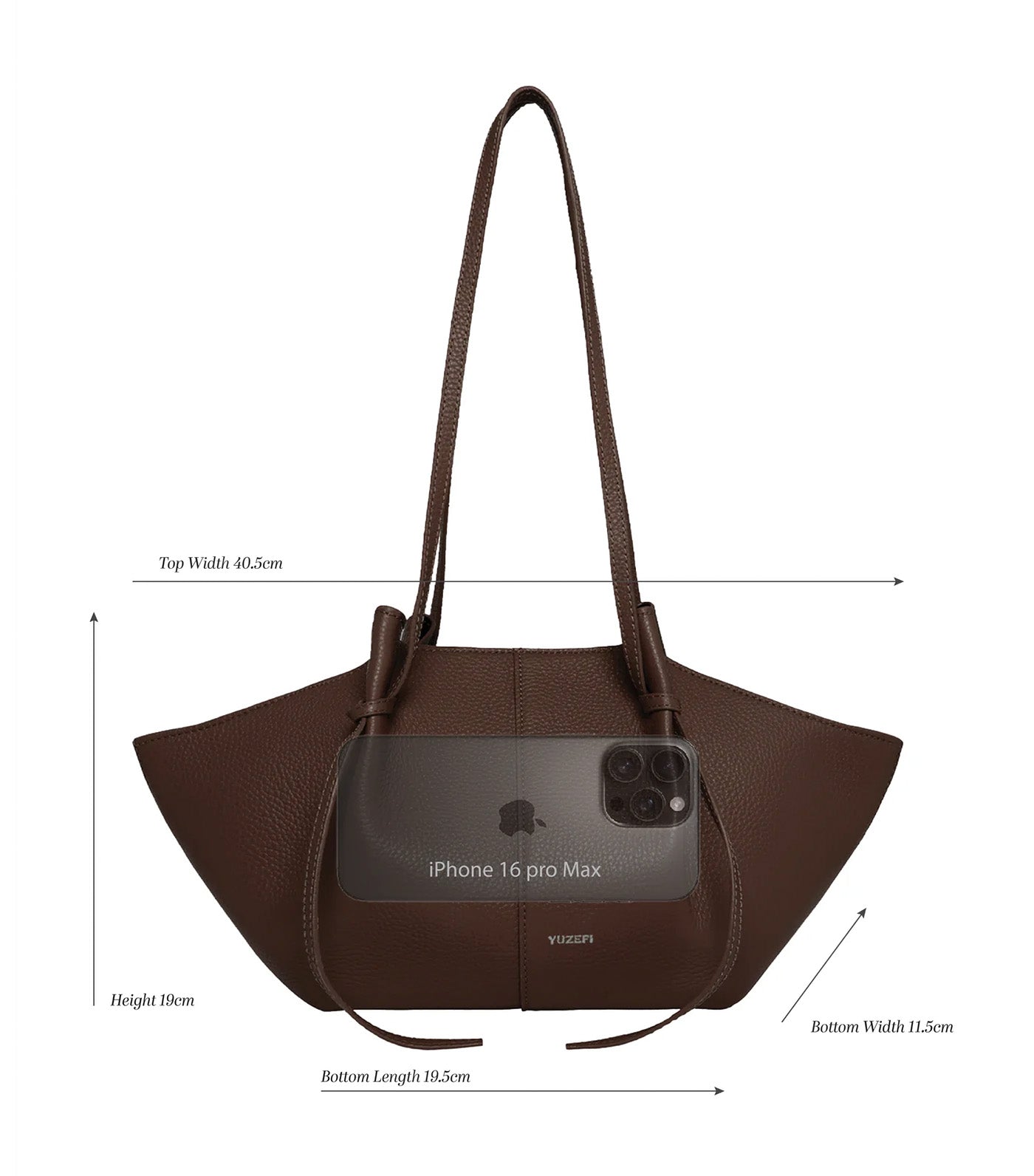 Mochi Pebble-Grained Leather