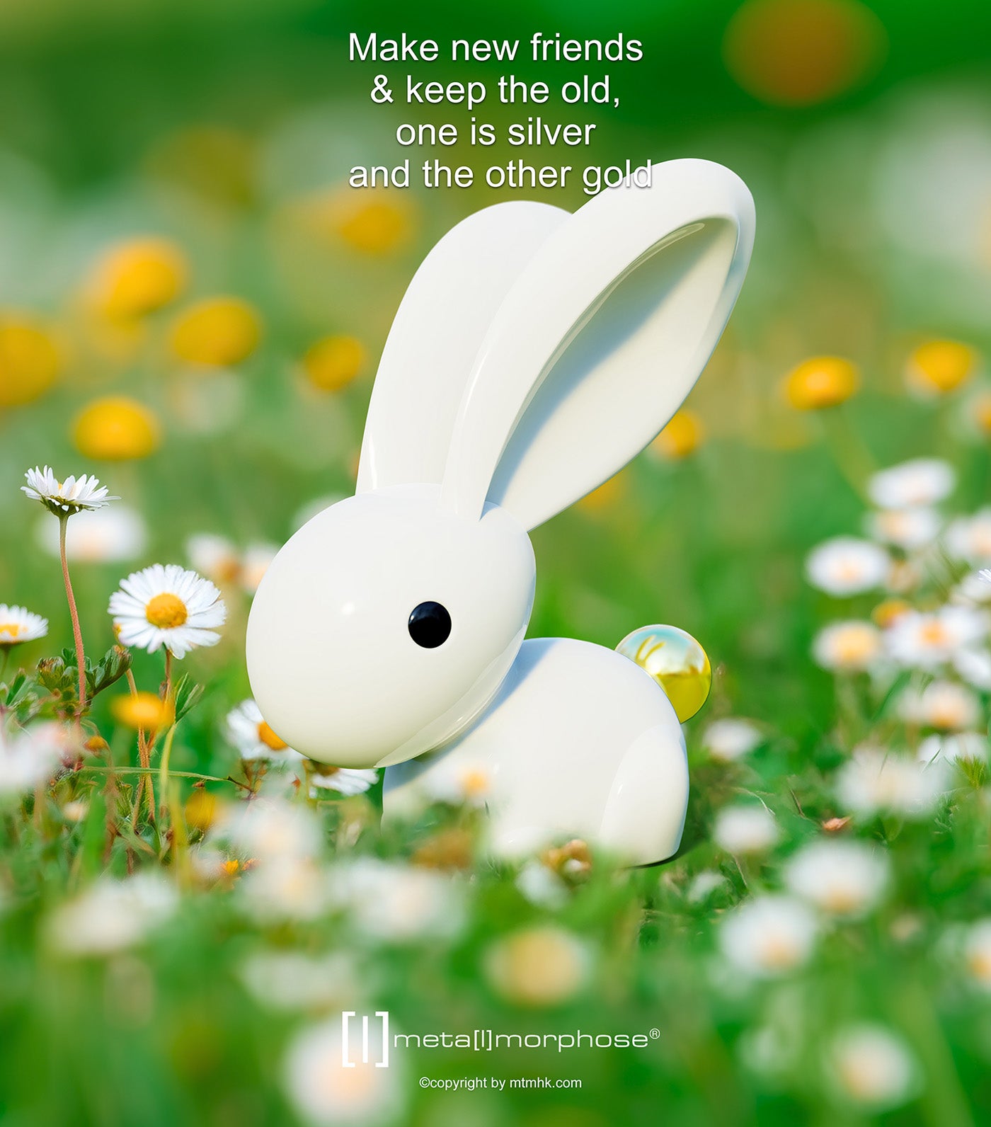 Rabbit Keyring